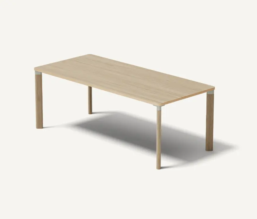 MIZETTO - Enfold Table Oak/Forest Green