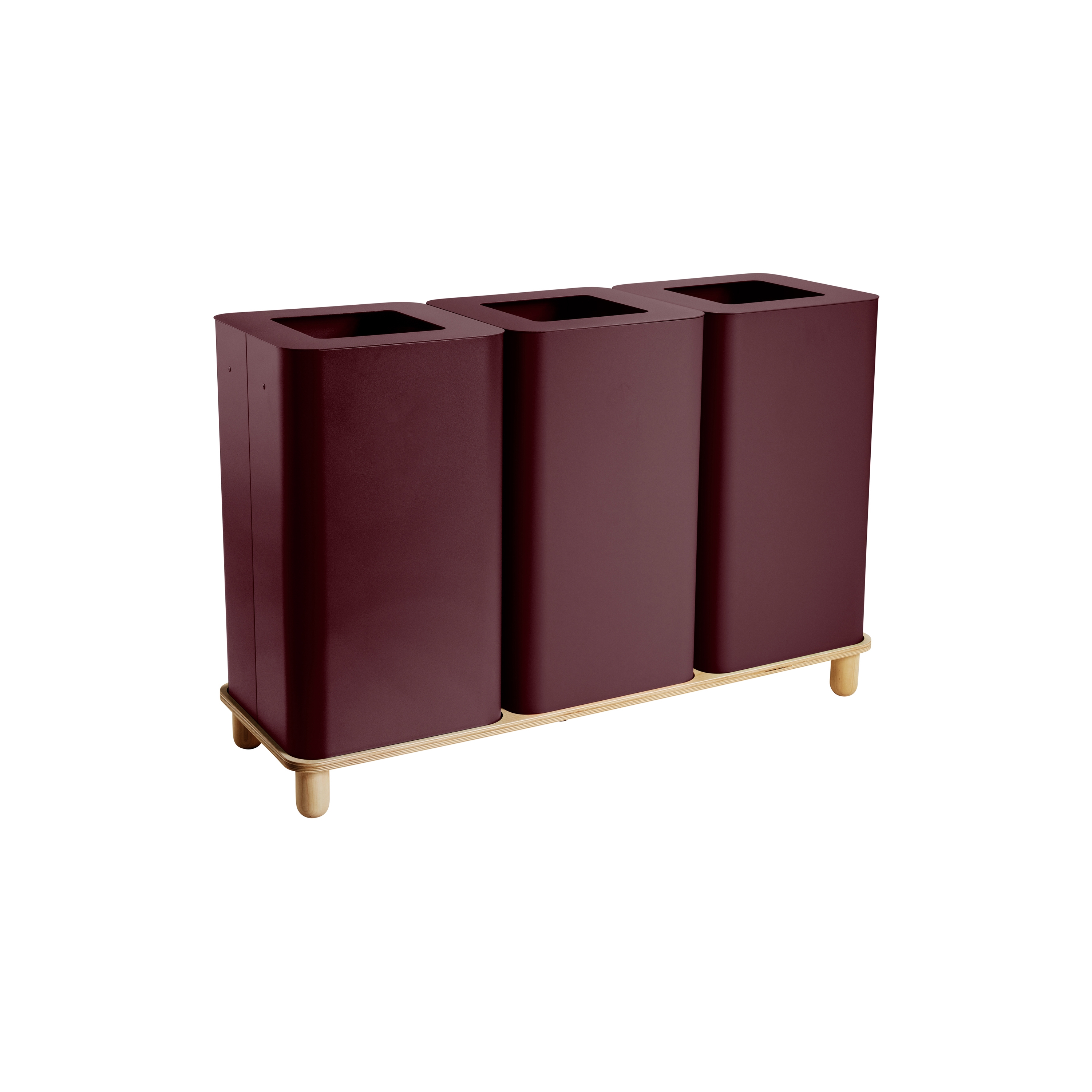 Arkad Trio Deep Burgundy