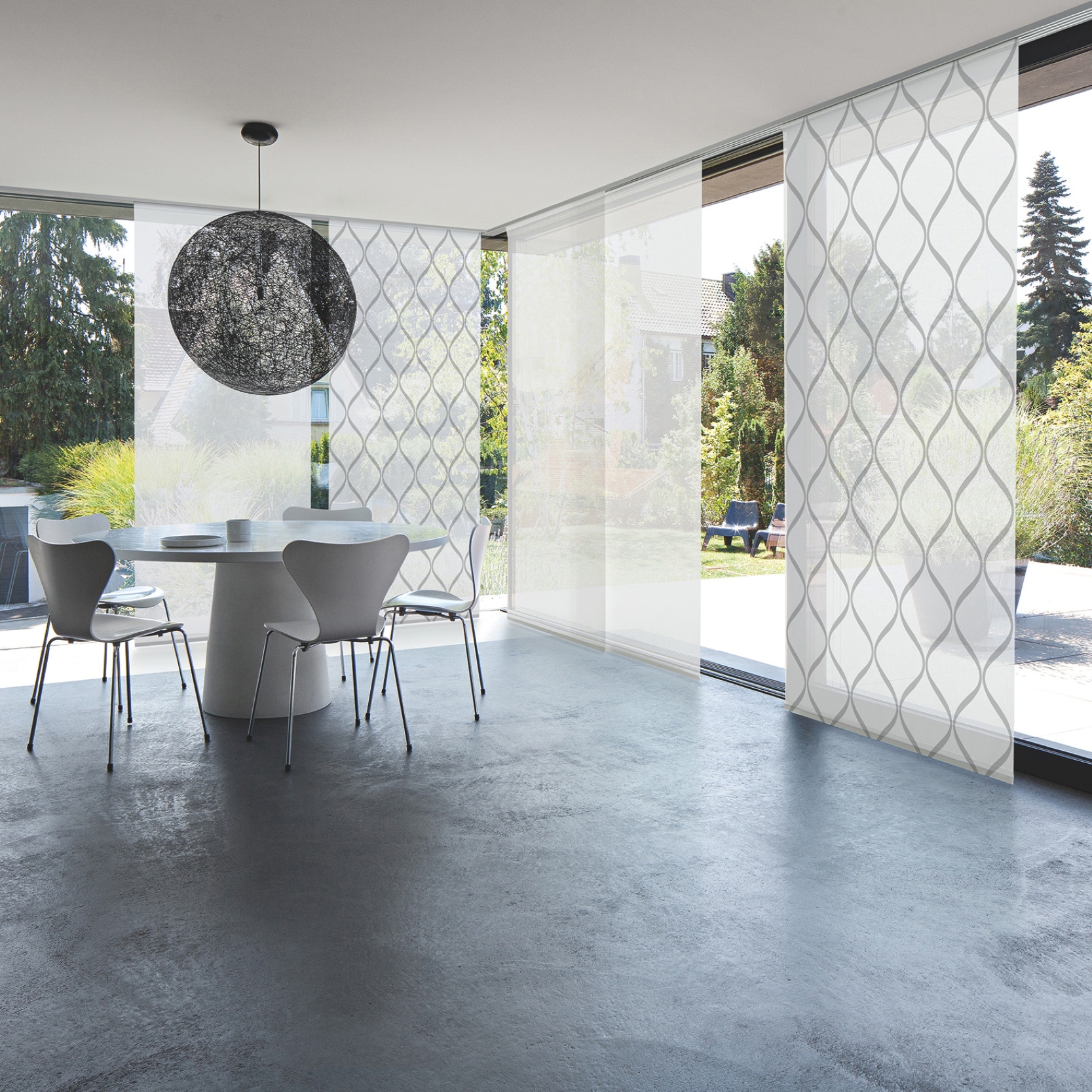 Display product Panel curtain from manufacturer Schenker Storen AG