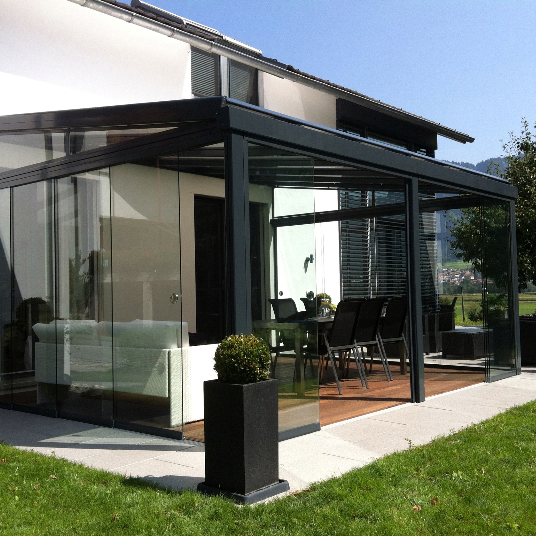 Mostrar el producto Terrace roof TD 1 / TD 2 del fabricante Schenker Storen AG