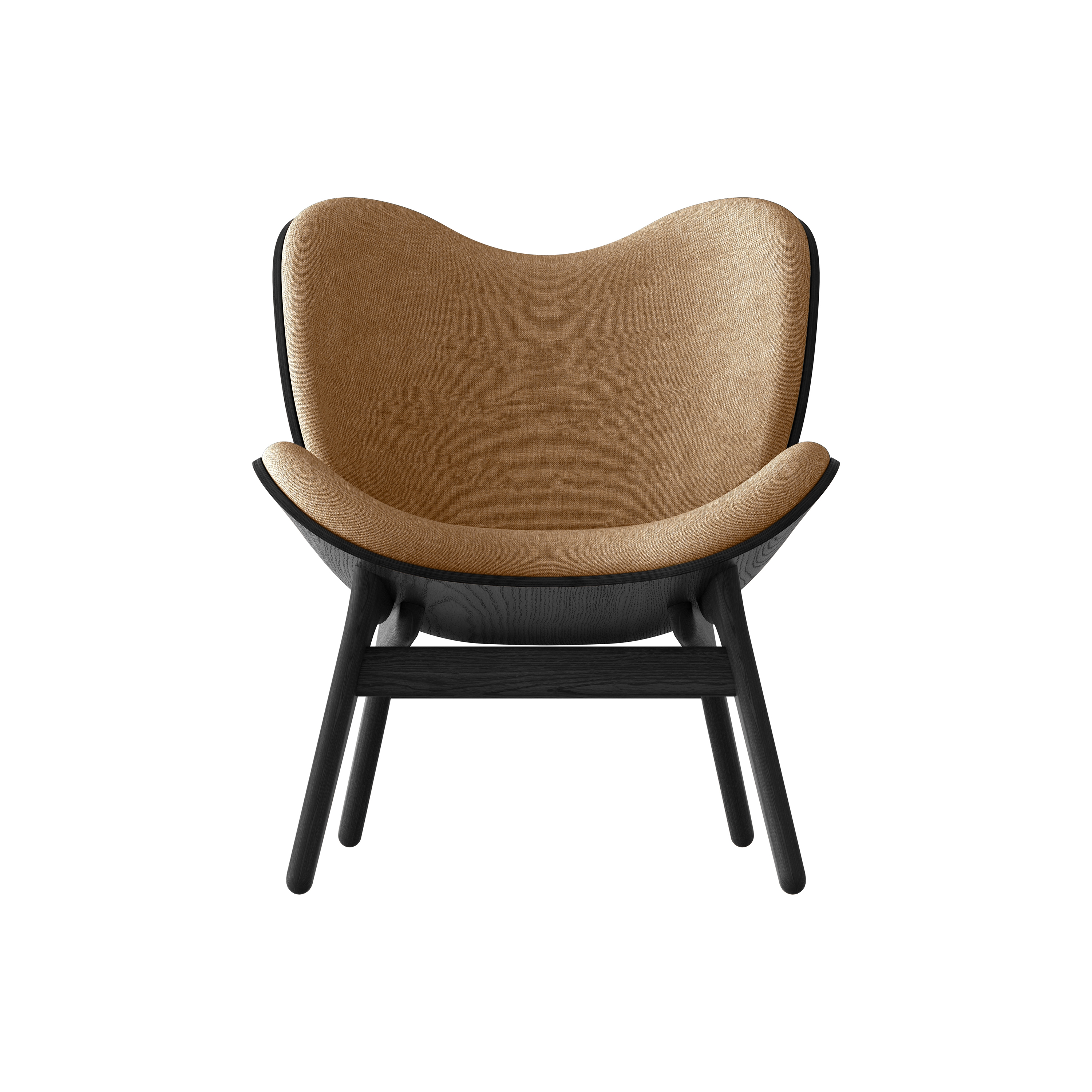 Mostrar el producto A Conversation Piece | low chair, black oak, sugar brown del fabricante UMAGE