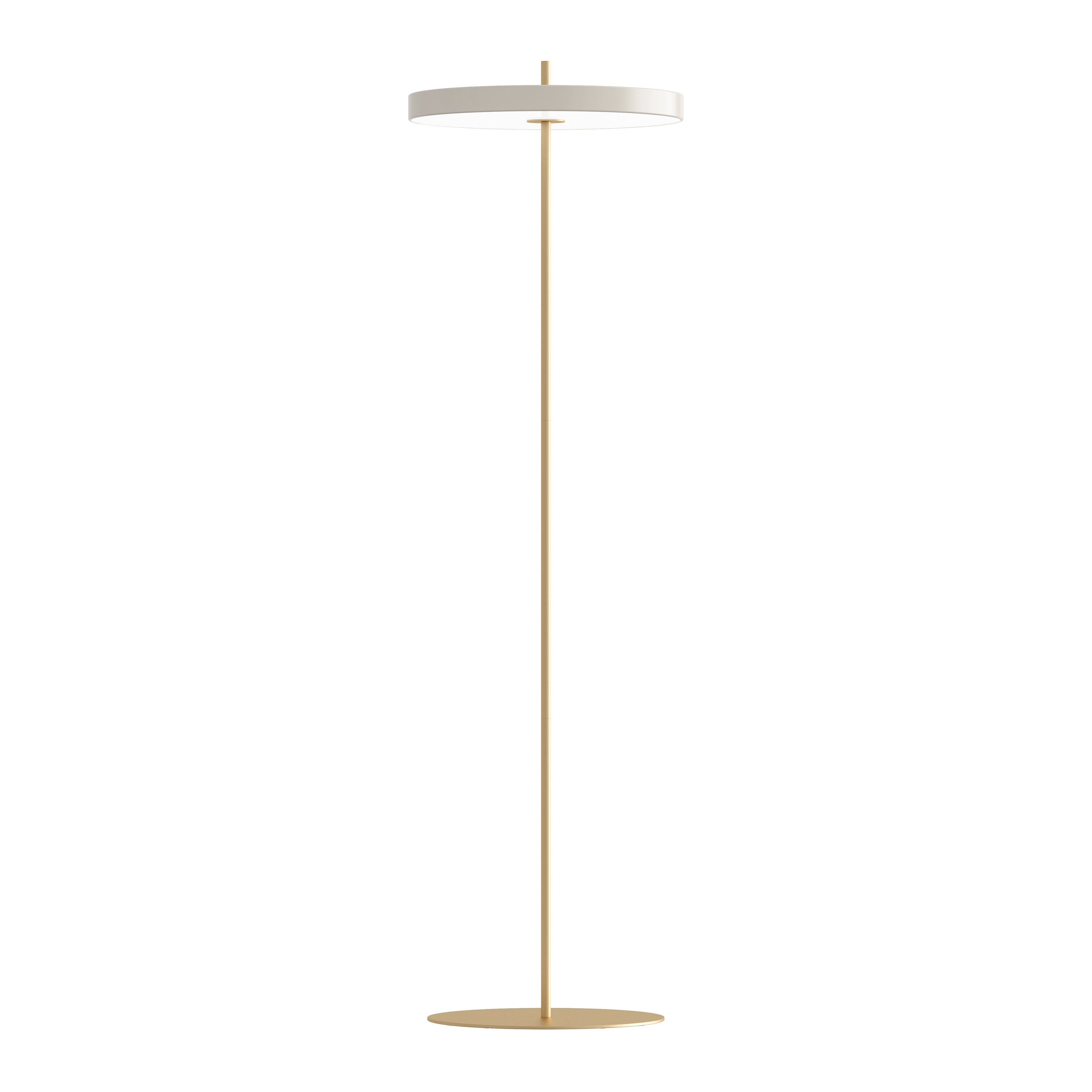 Display product Asteria | floor lamp, pearl white, brass from manufacturer UMAGE