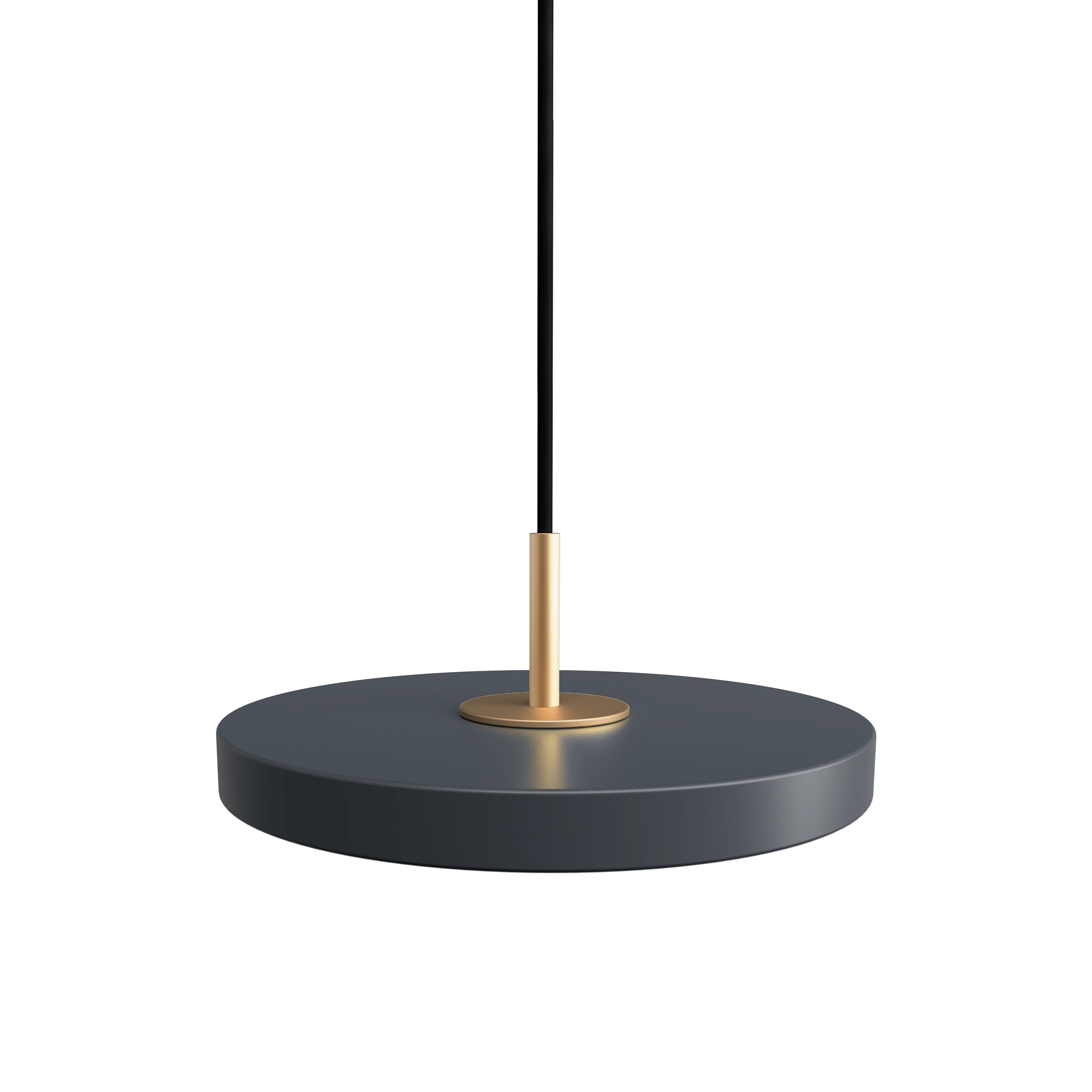 Asteria | pendant lamp, micro, anthracite grey, brass
