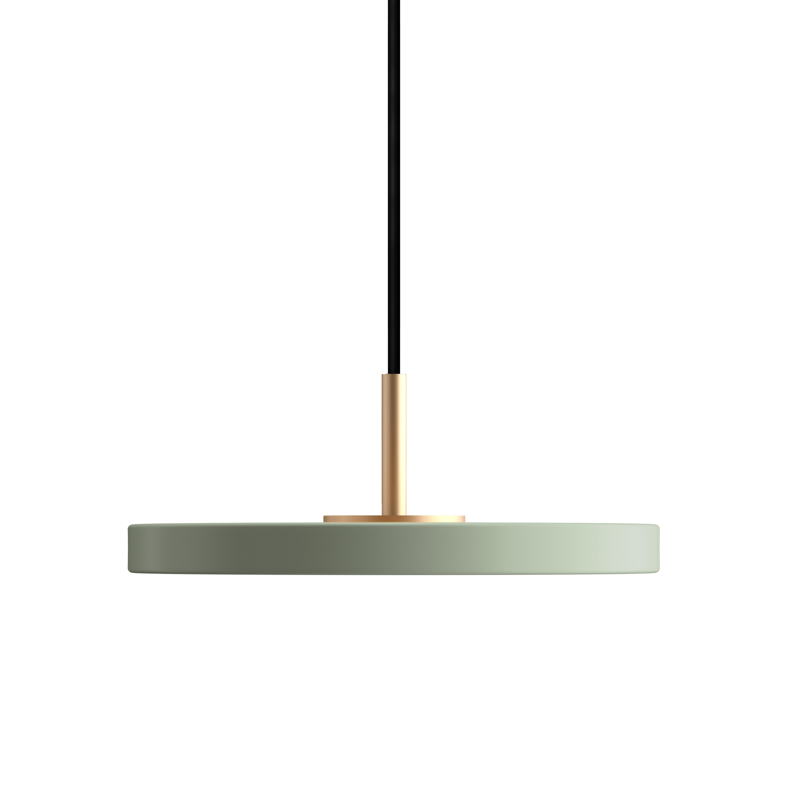 Asteria | pendant lamp, micro, nuance olive, brass