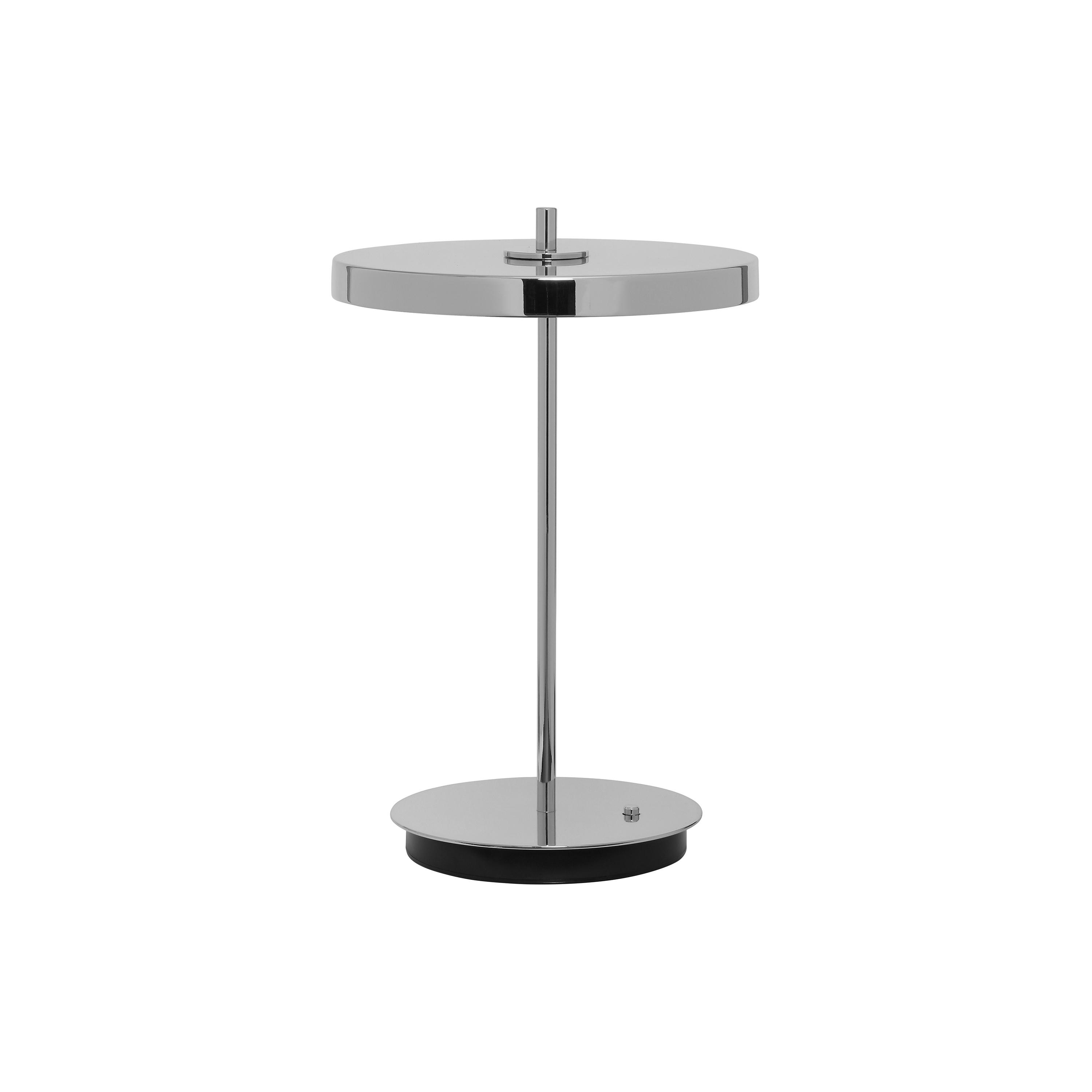 Asteria Move | medium, portable lamp, polished steel, brass