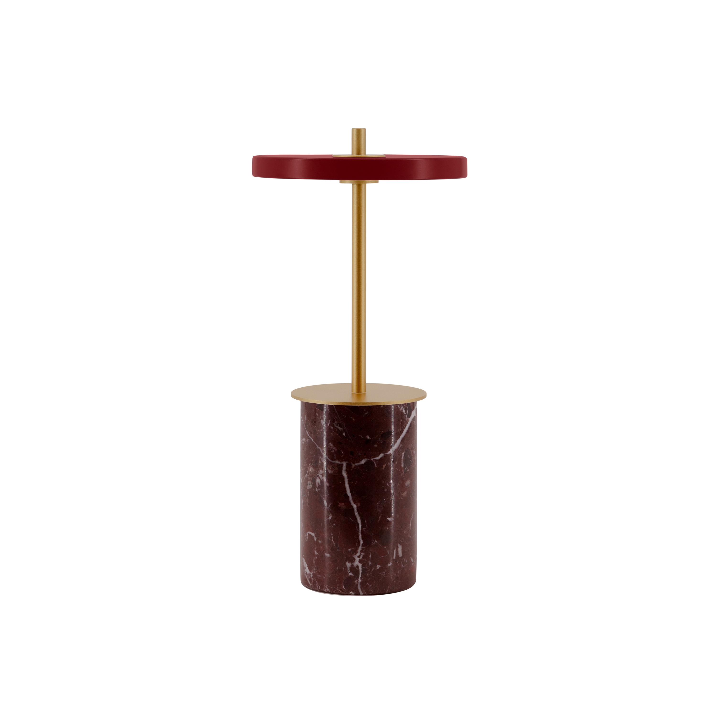 Asteria Move | mini, portable lamp, red marble