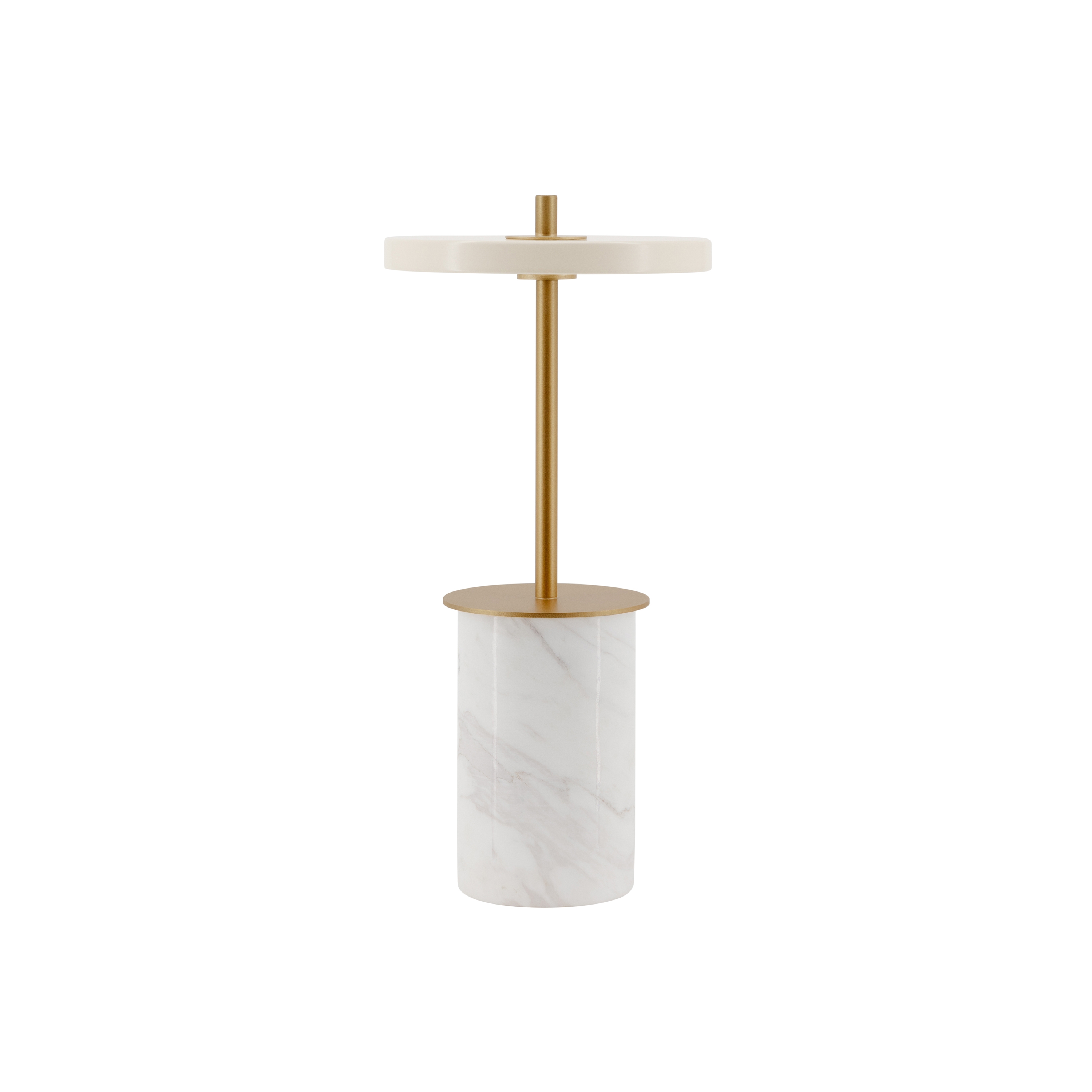 Display product Asteria Move | mini, portable lamp, white marble from manufacturer UMAGE