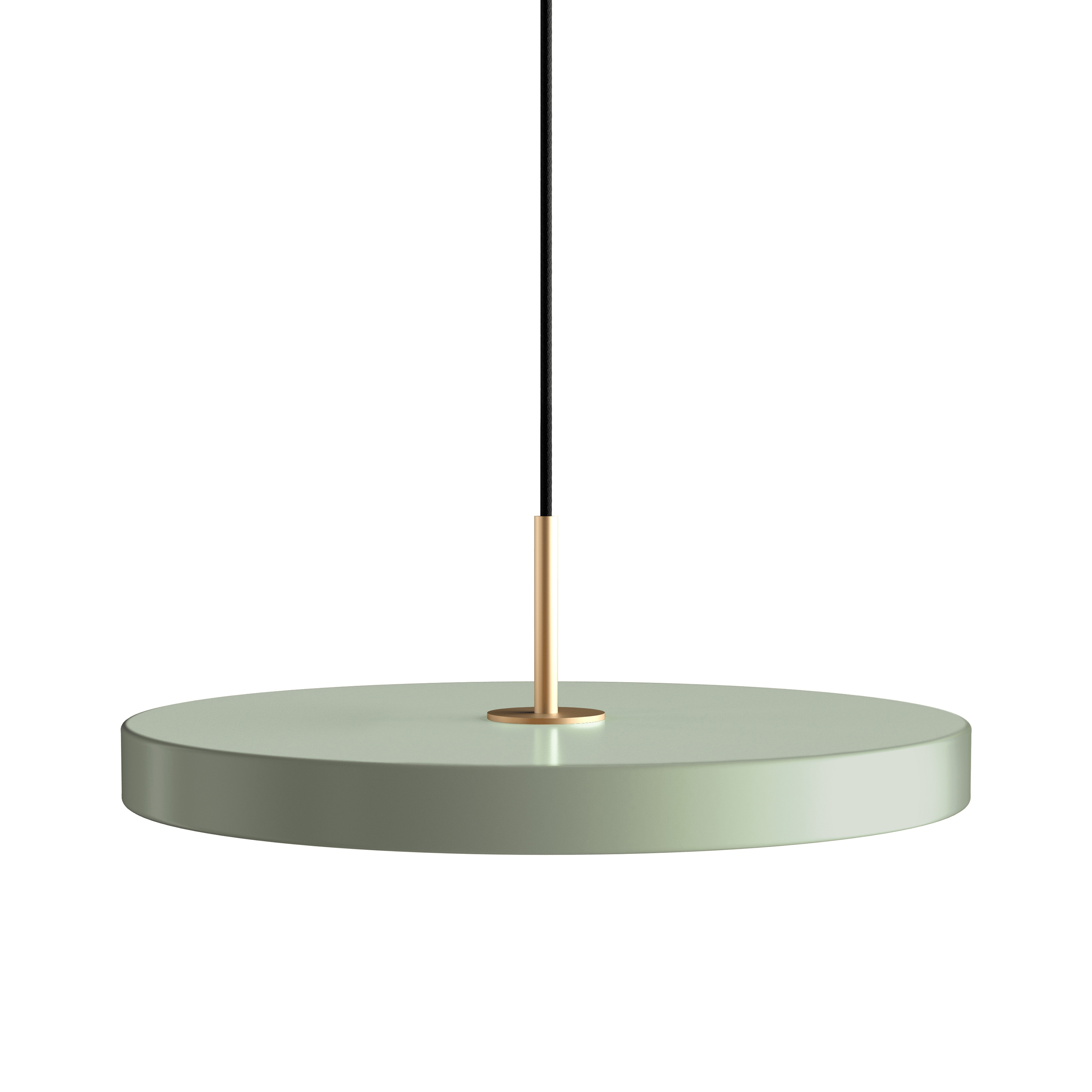 Asteria Plus | pendant lamp, medium, nuance olive, brass