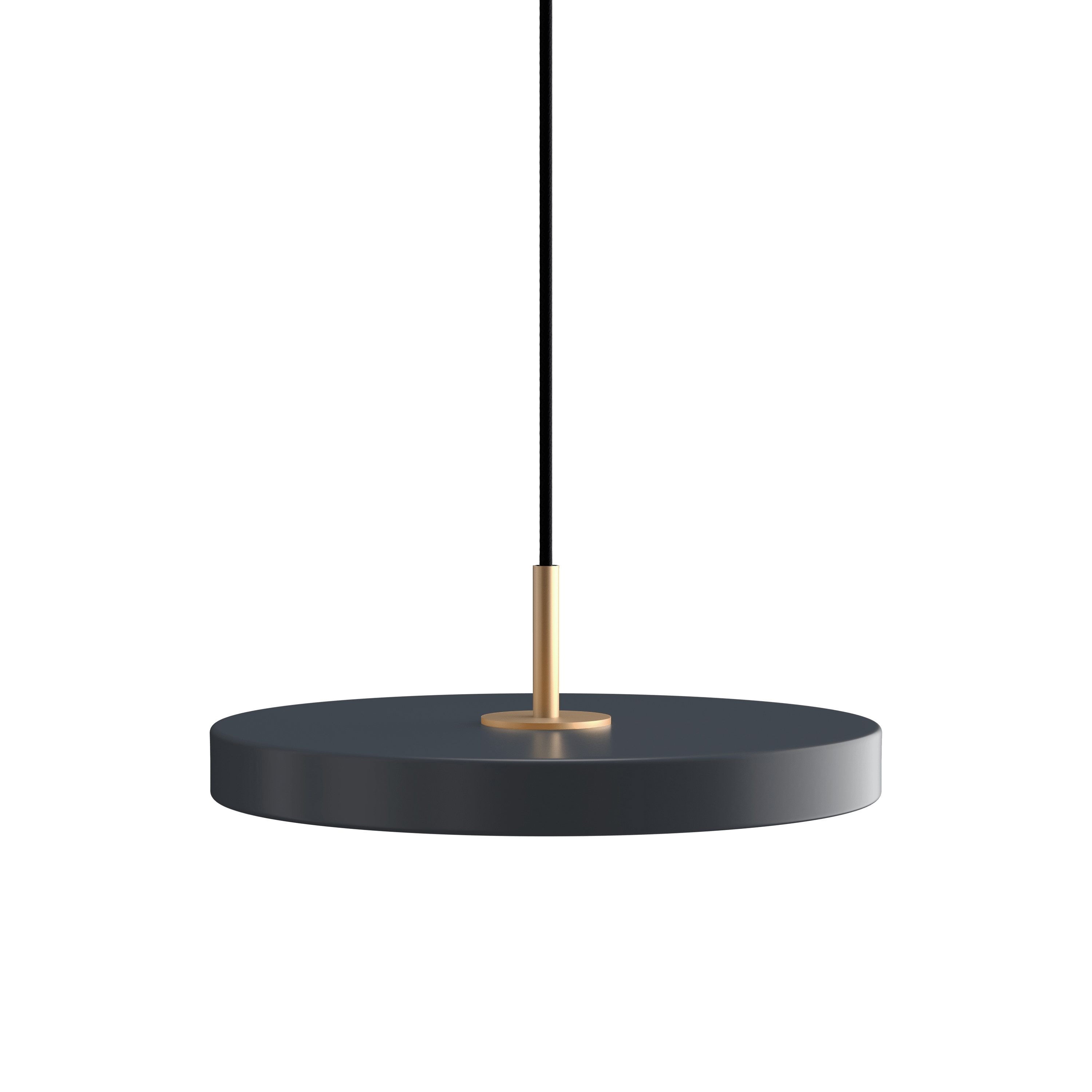 Asteria Plus | pendant lamp, mini, anthracite grey, brass