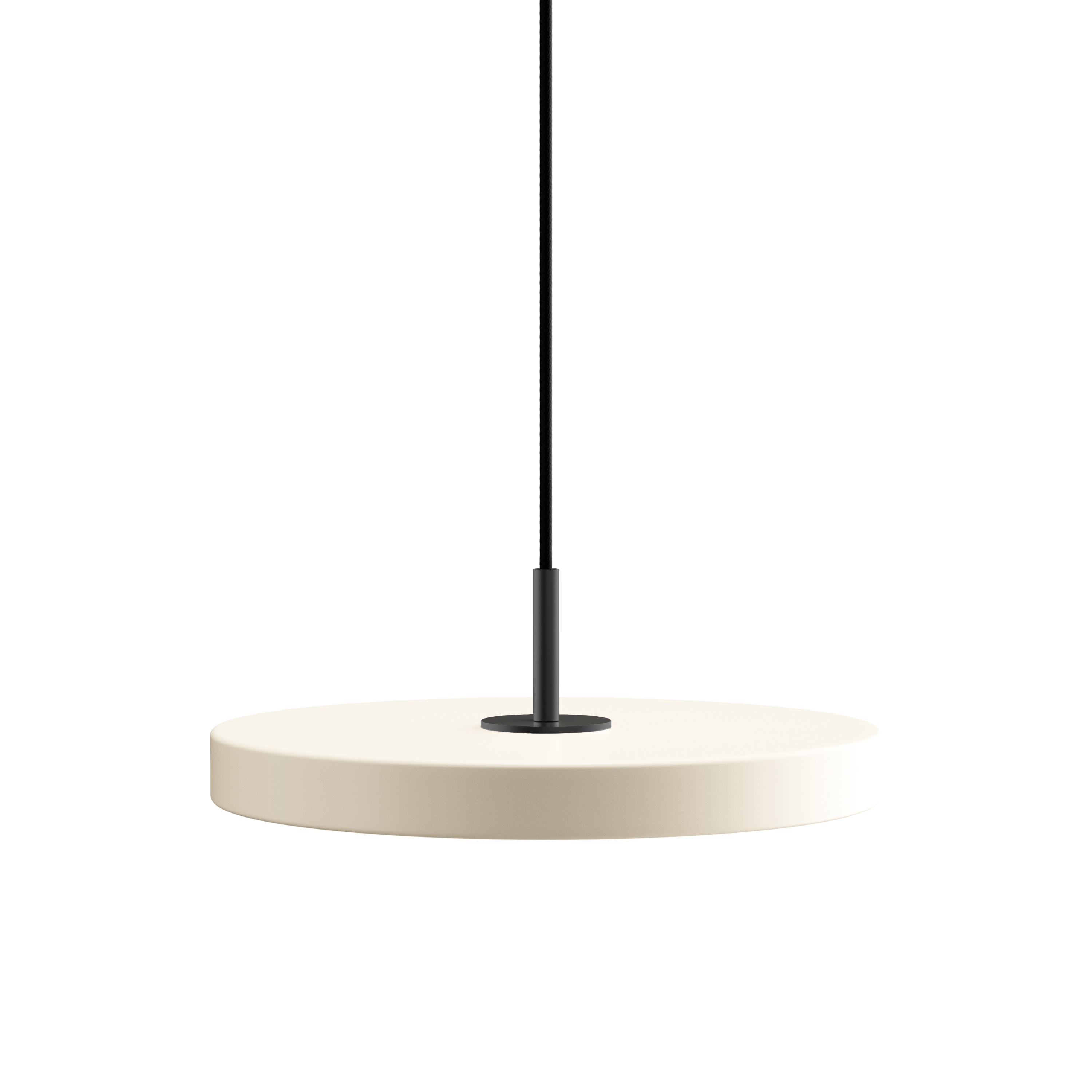 Display product Asteria Plus | pendant lamp, mini, pearl white, brass from manufacturer UMAGE