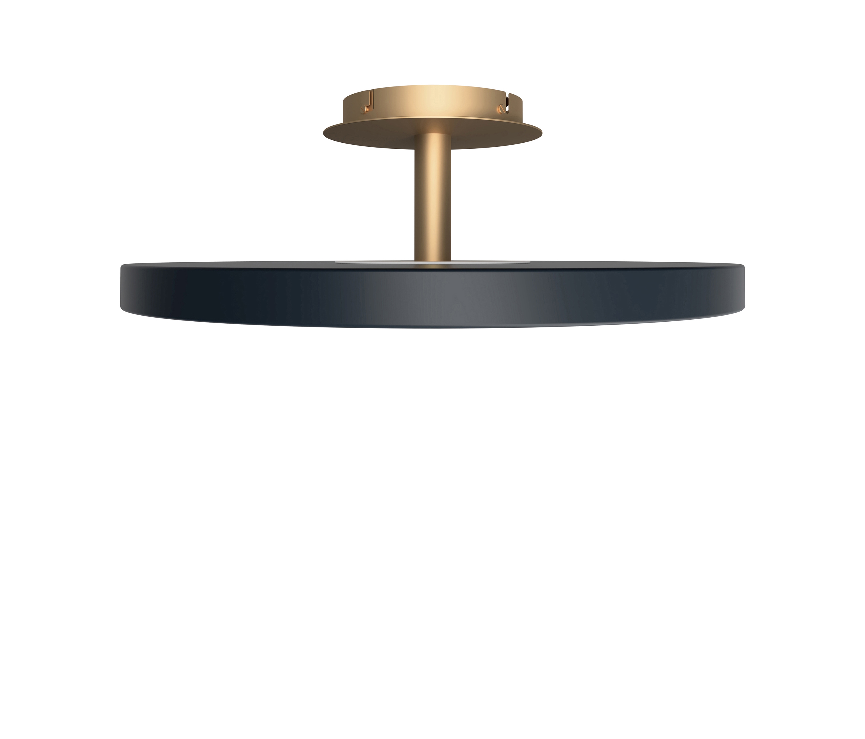 Vertoon produk Asteria Up | ceiling lamp, large, anthracite grey, brass van vervaardiger UMAGE