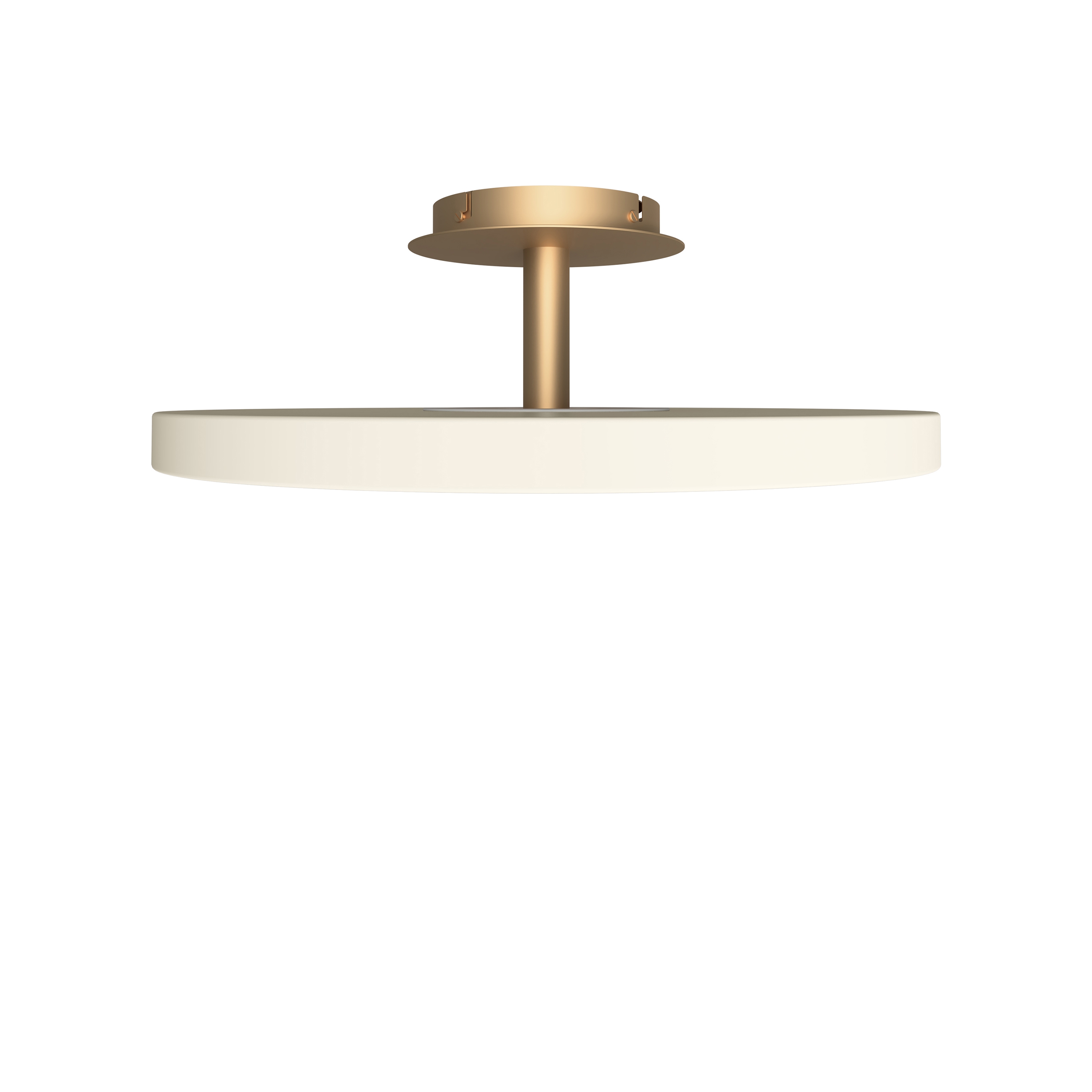 Asteria Up | ceiling lamp, large, pearl white, brass