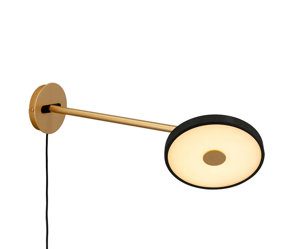 UMAGE - Asteria Wall | wall lamp, long, black, brass