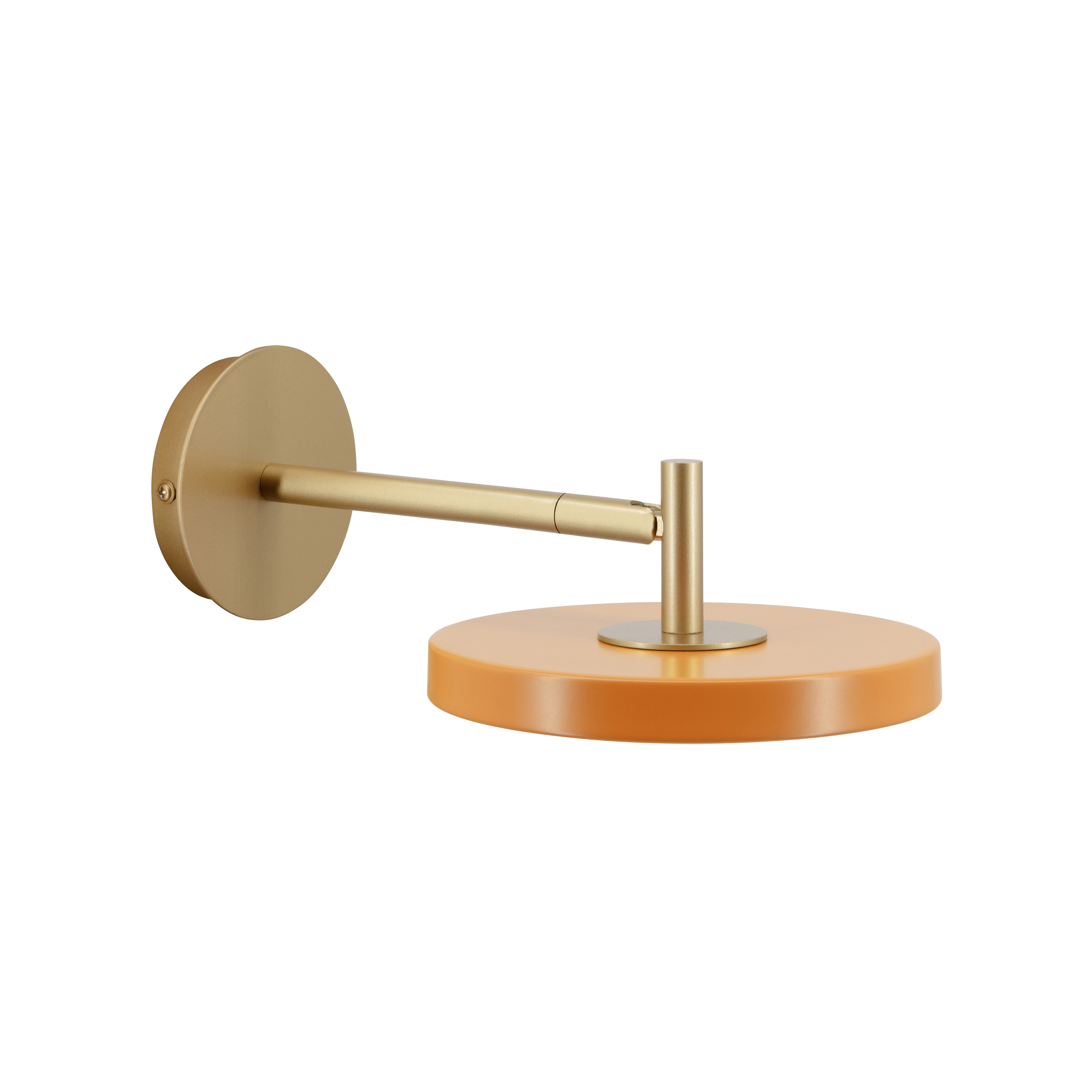 Asteria Wall | wall lamp, short, nuance orange, brass