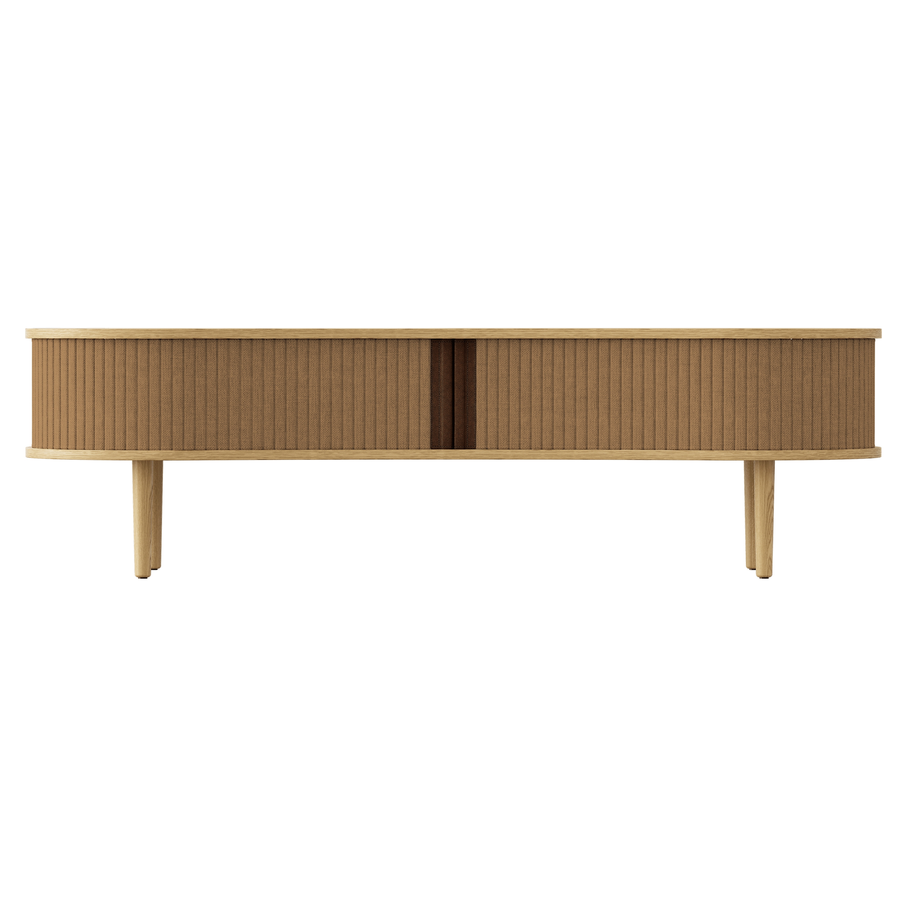 Audacious | TV bench, oak, sugar brown
