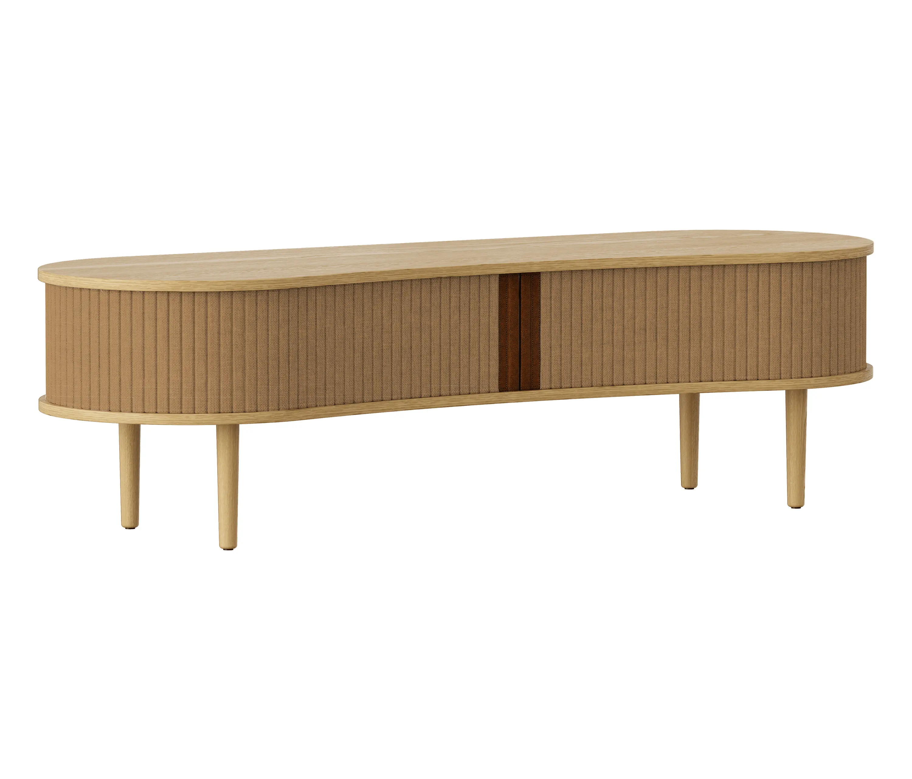 UMAGE - Audacious | TV bench, oak, sugar brown