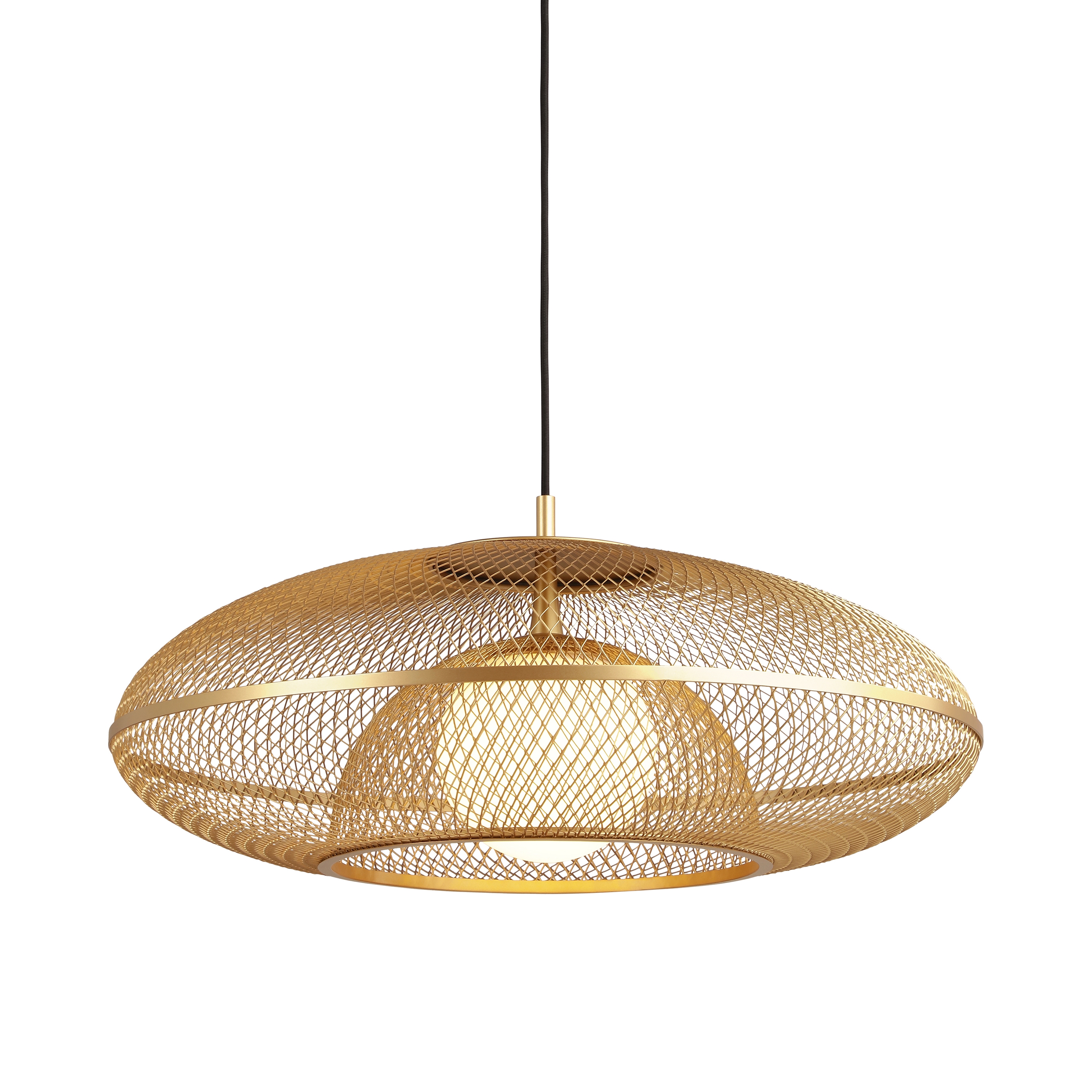 Mostra il prodotto Faraday | large lampshade, brushed brass del produttore UMAGE