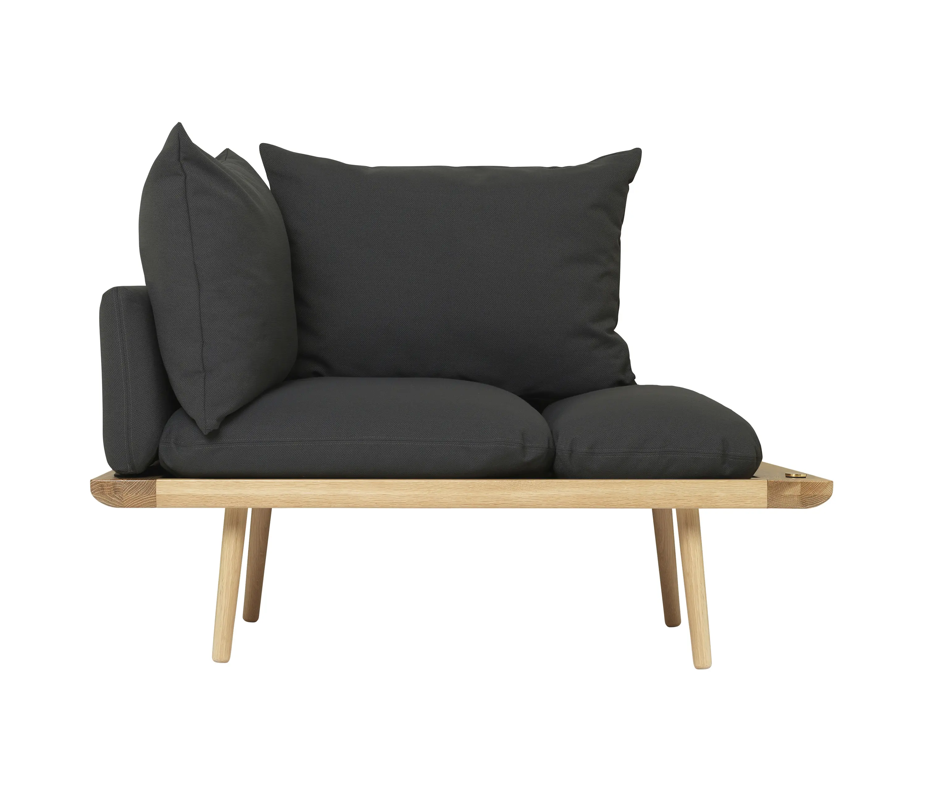 UMAGE - Lounge Around | 1.5-seater sofa, oak, shadow