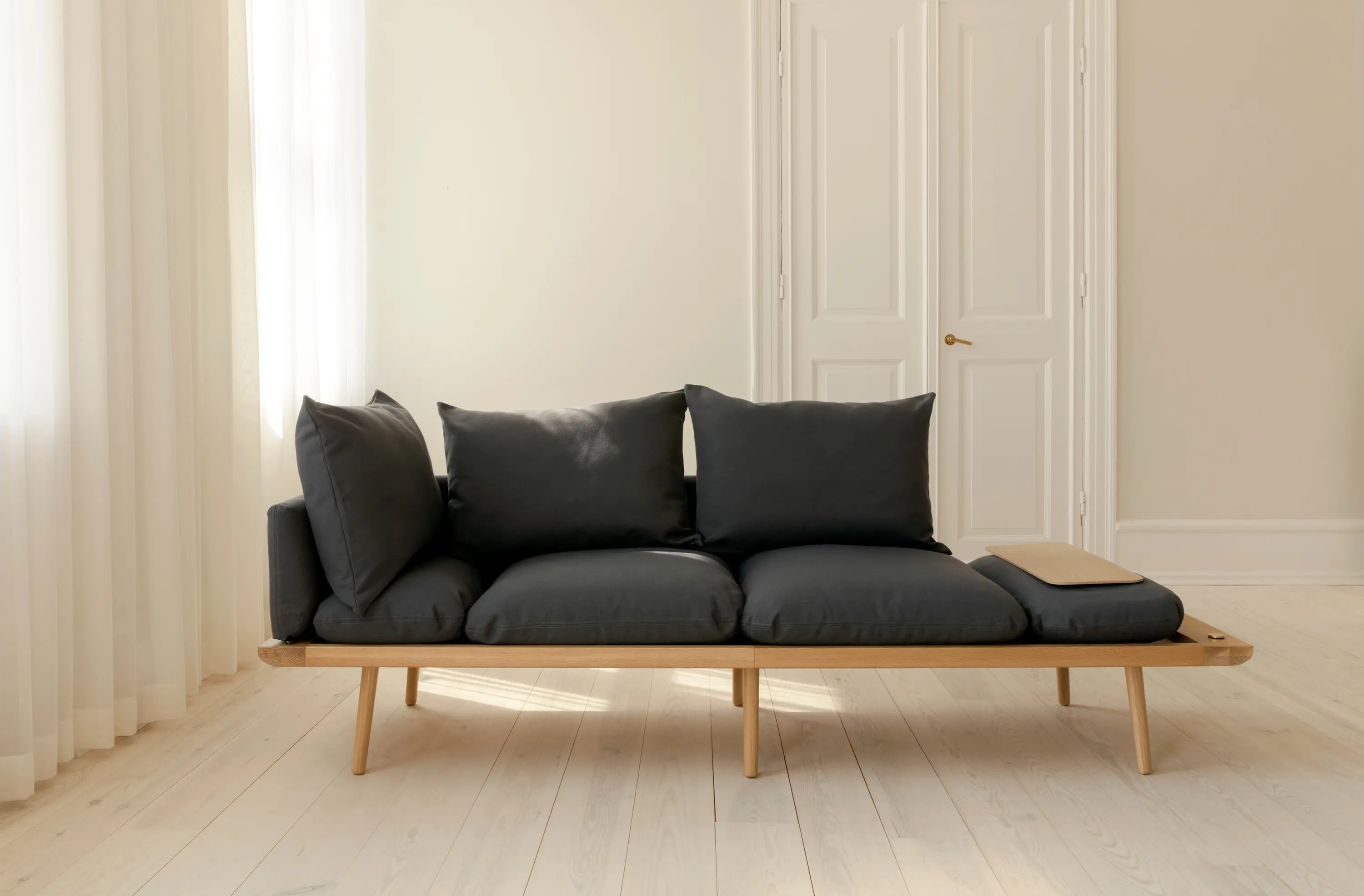 UMAGE - Lounge Around | 3-seater sofa, oak, shadow