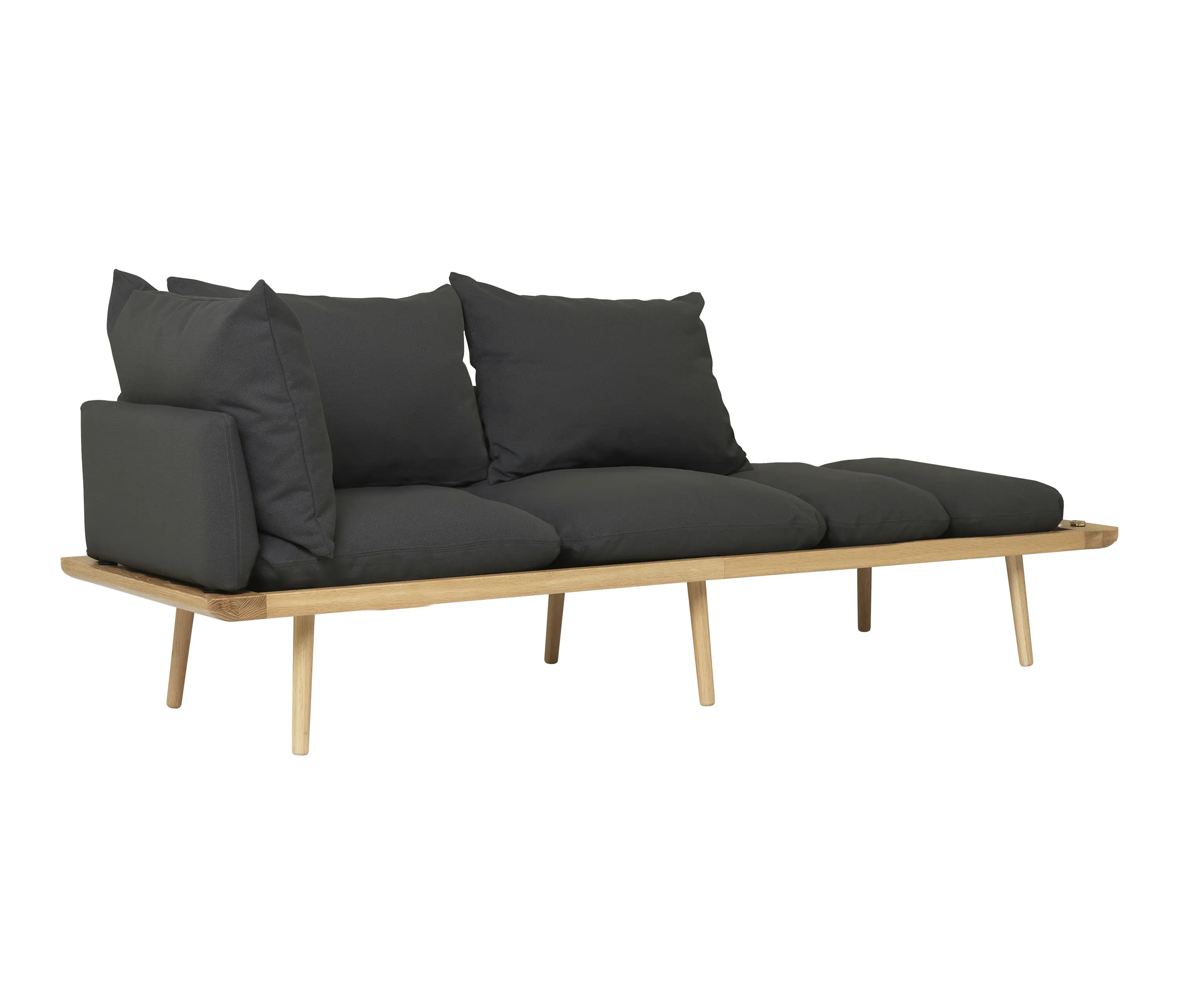UMAGE - Lounge Around | 3-seater sofa, oak, shadow