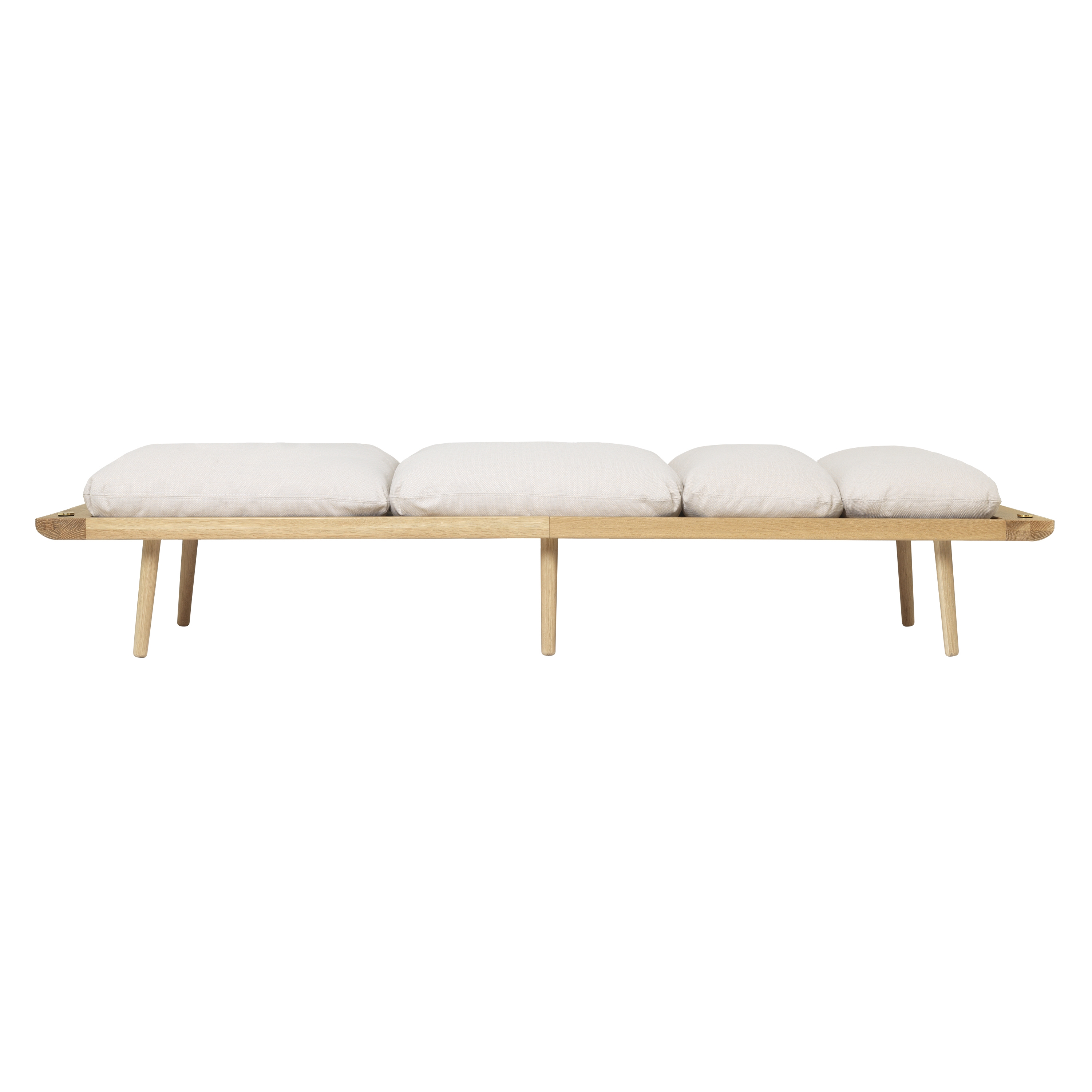 Lounge Around | daybed, oak, white sands
