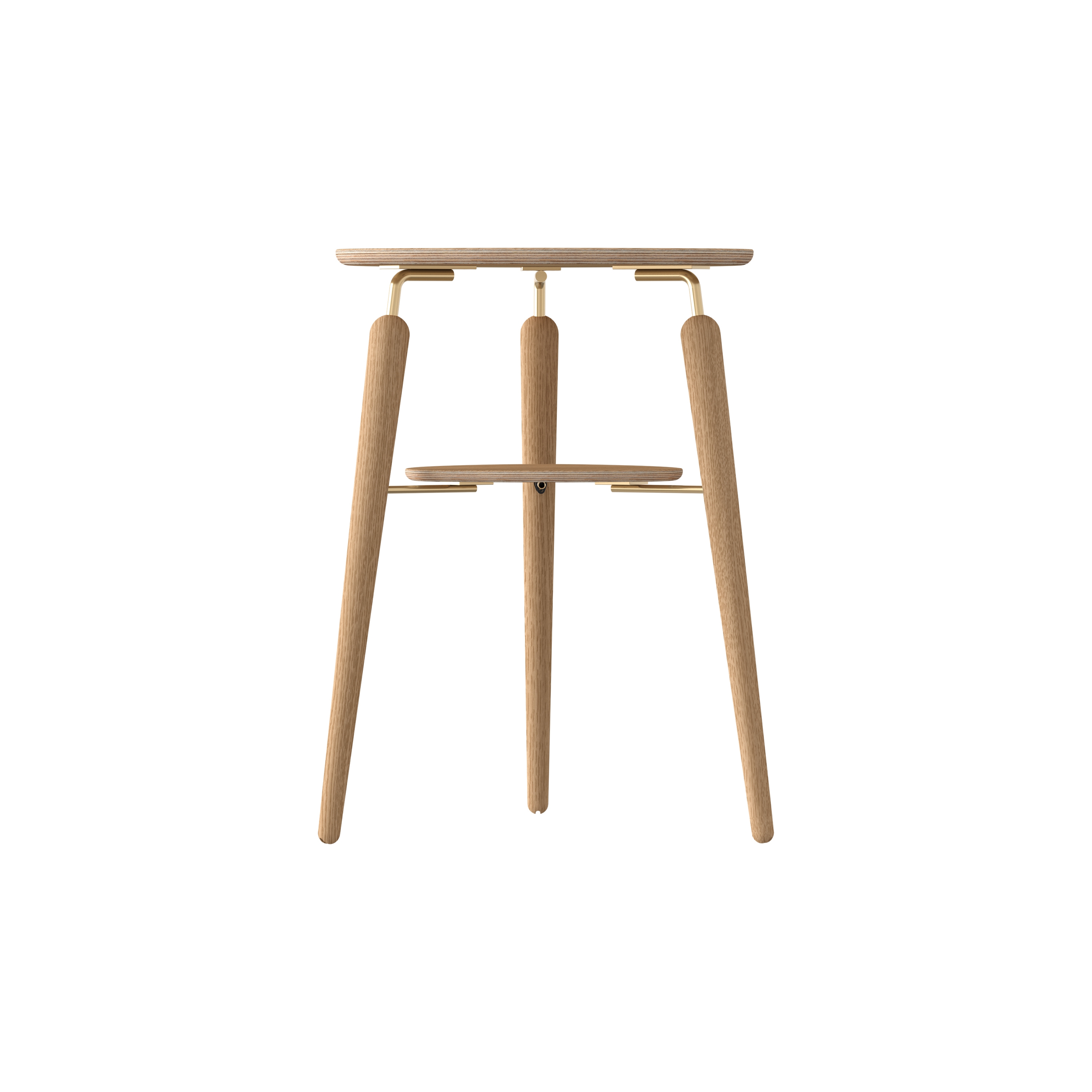 My Spot | table oak, brass