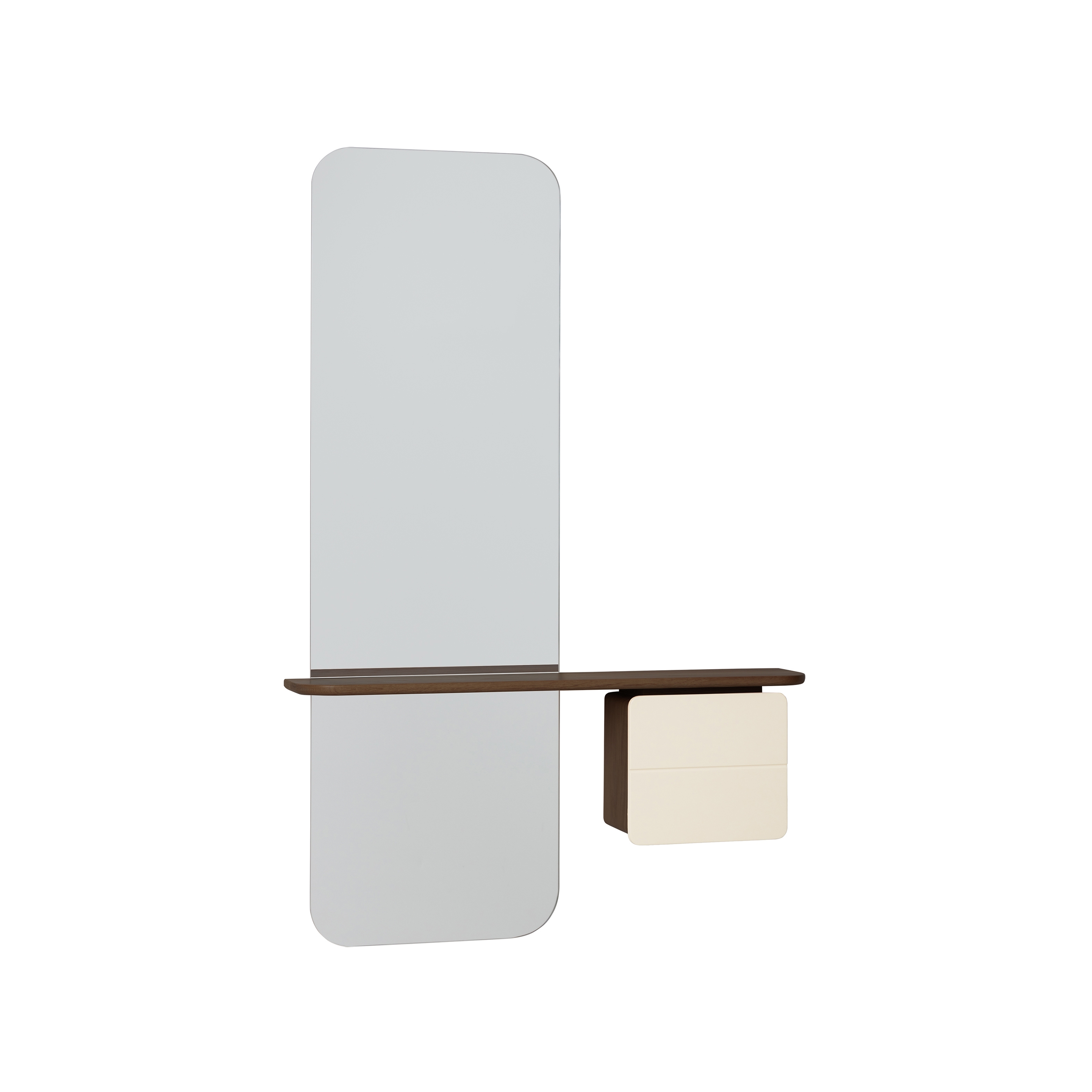 Produkt One More Look | mirror, dark oak, pearl white des Herstellers UMAGE anzeigen