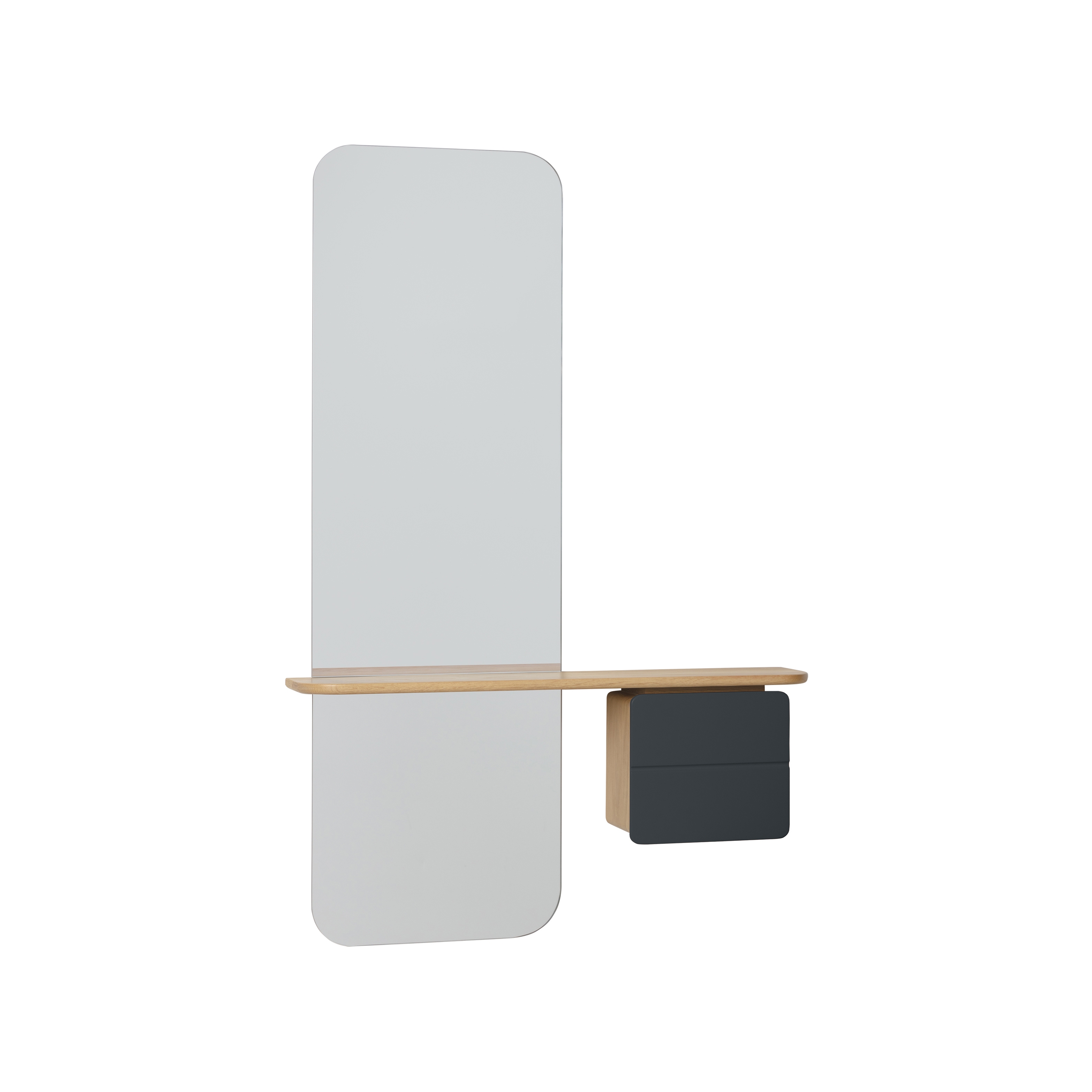 One More Look | mirror, oak, anthracite grey