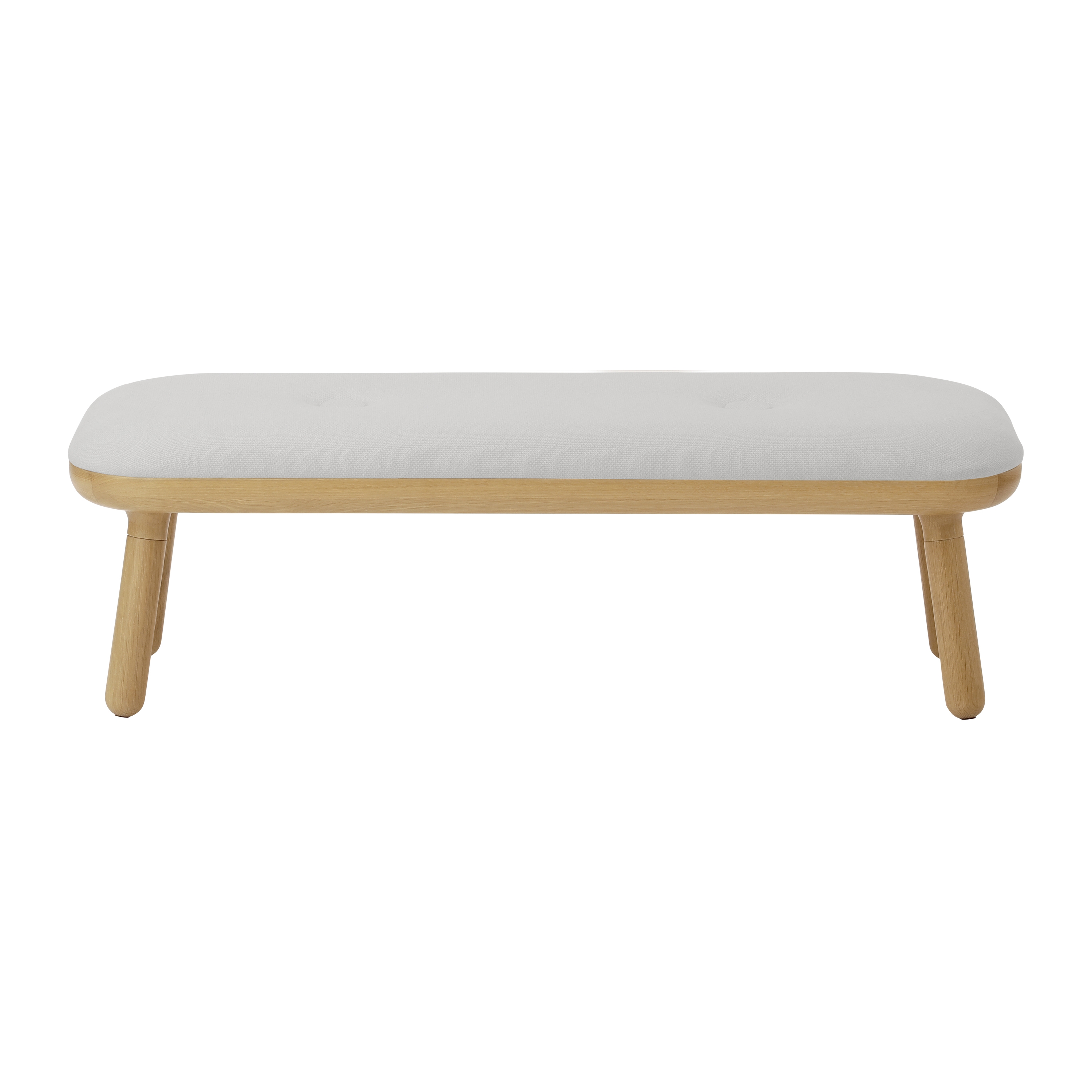 Paff | bench, low, oak, sterling