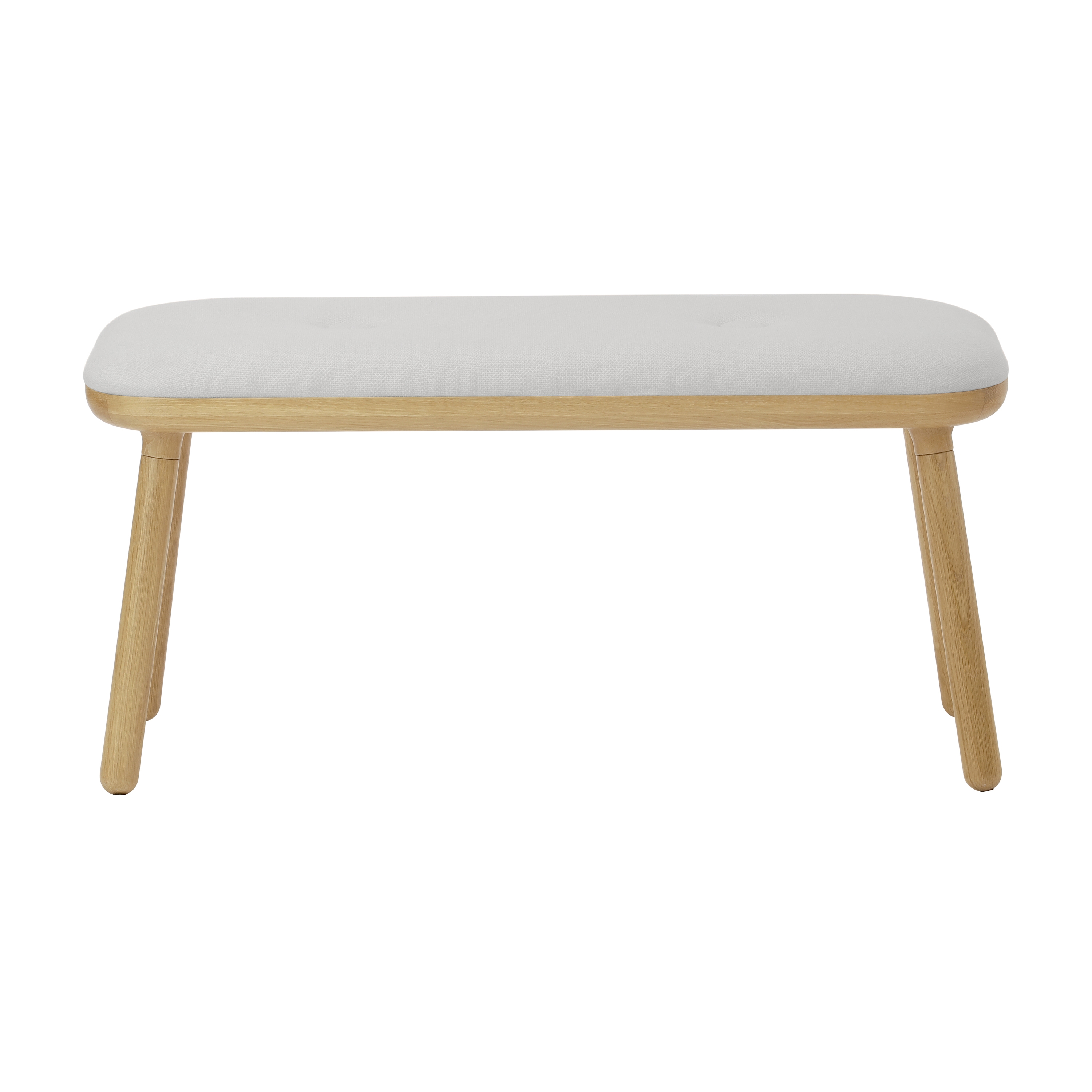 Paff | bench, tall, oak, sterling