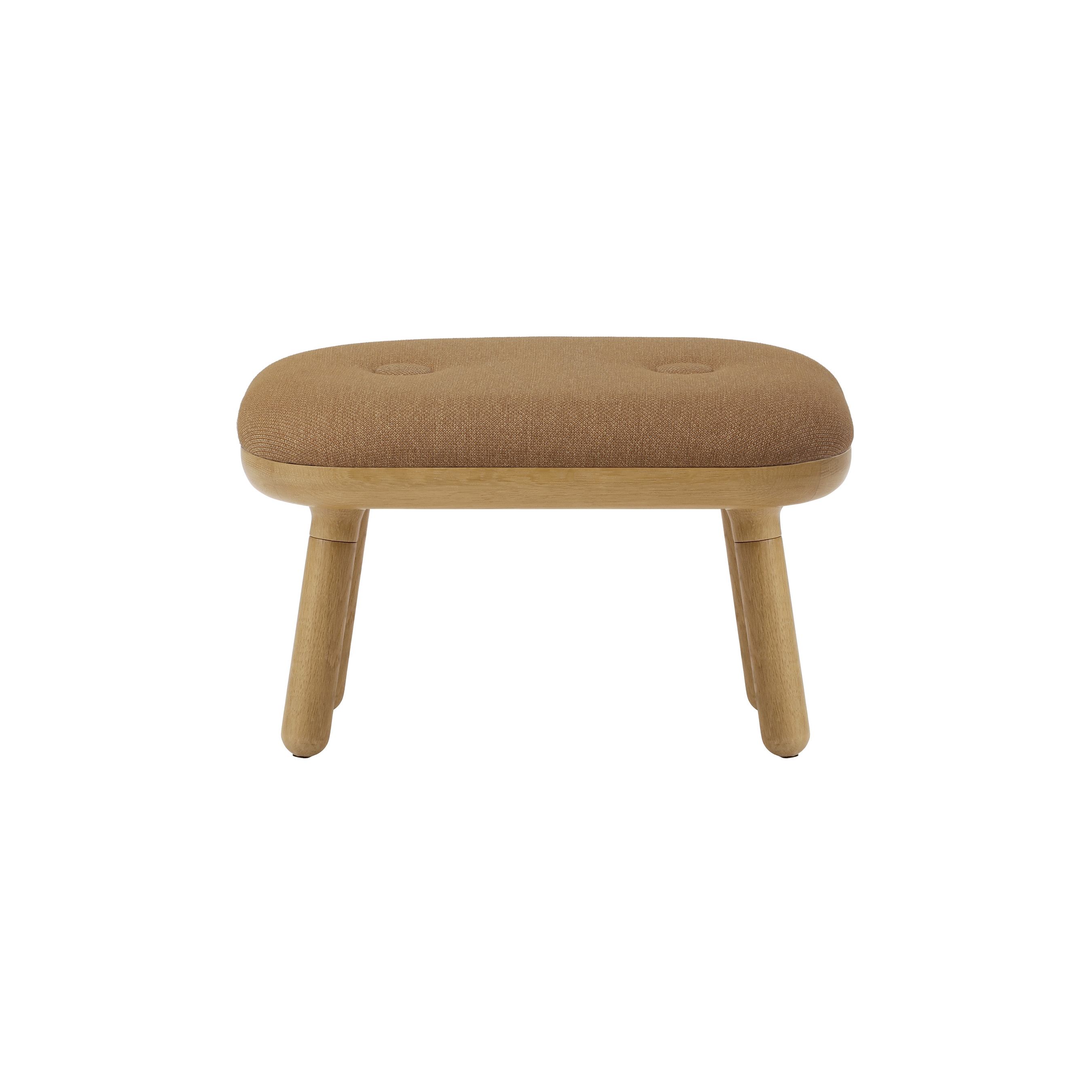 Paff | stool, low, oak, sugar brown