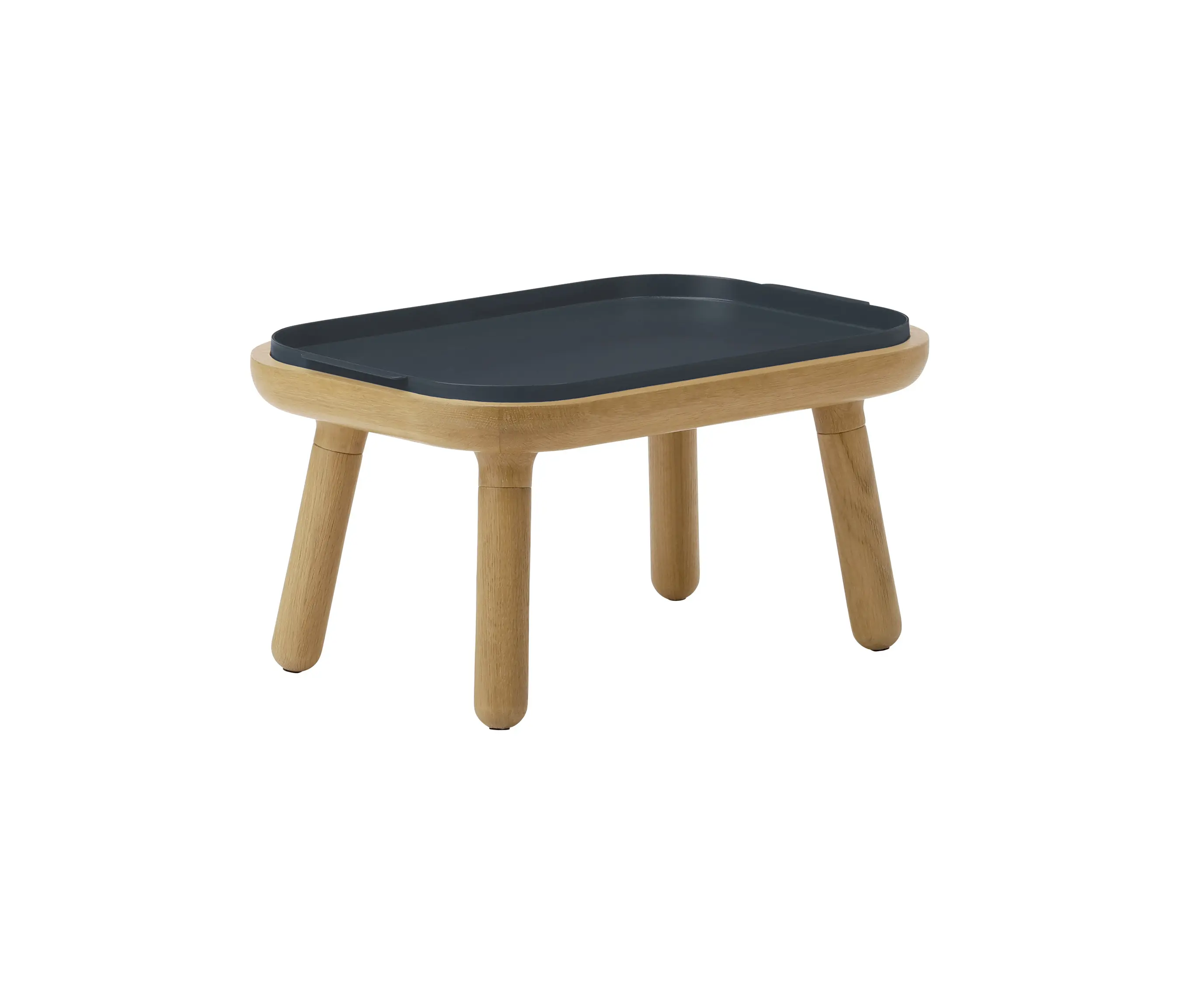 UMAGE - Paff | table, low, oak, anthracite grey
