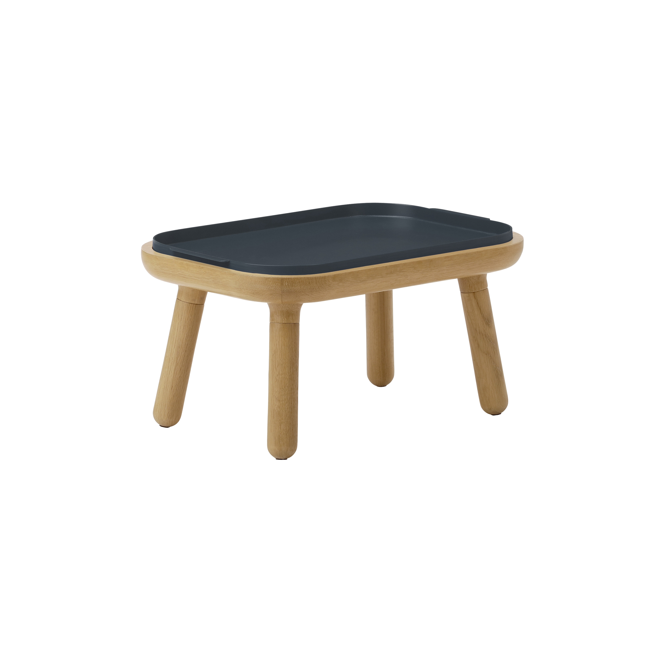 Display product Paff | table, low, oak, anthracite grey from manufacturer UMAGE