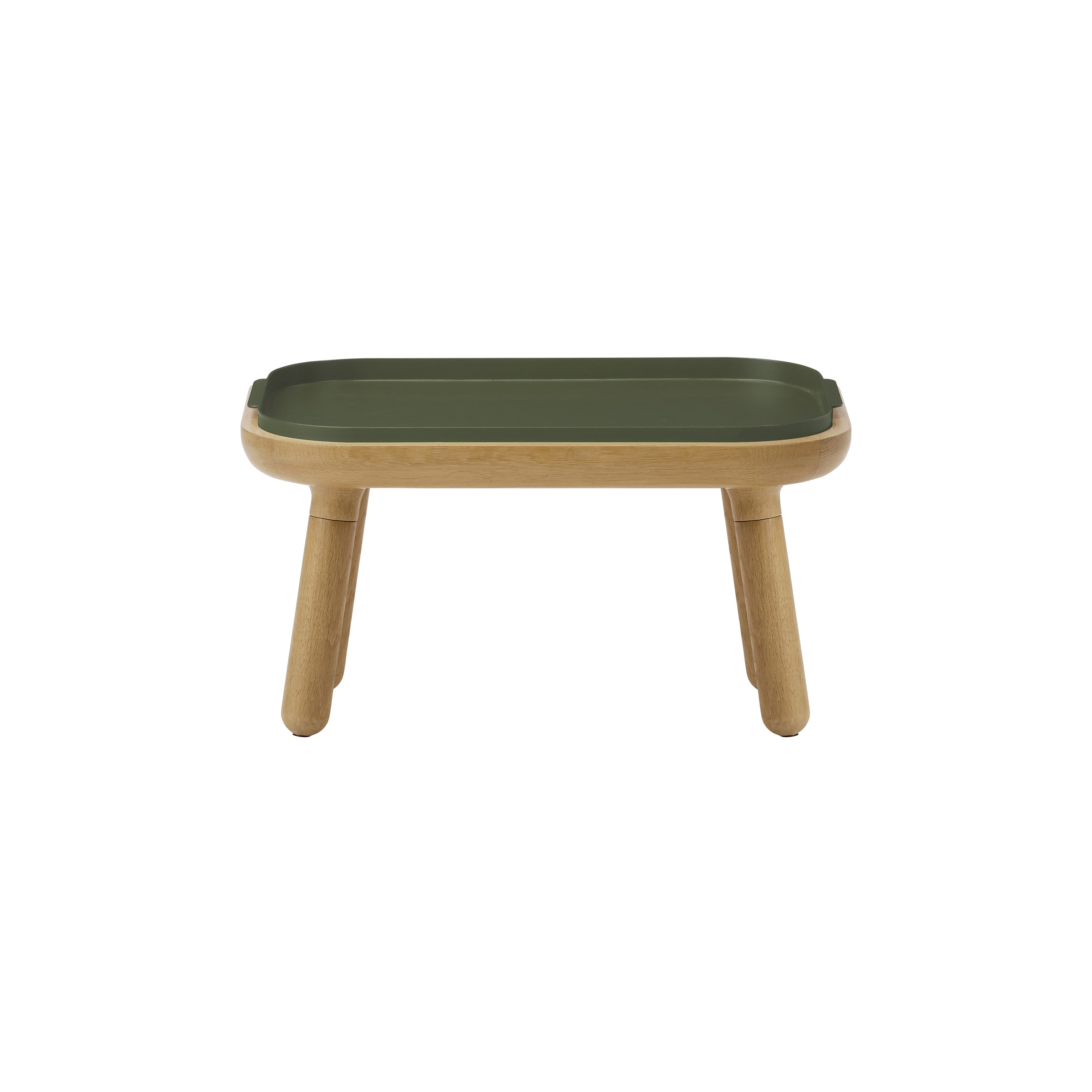 Mostrar el producto Paff | table, low, oak, olive green del fabricante UMAGE