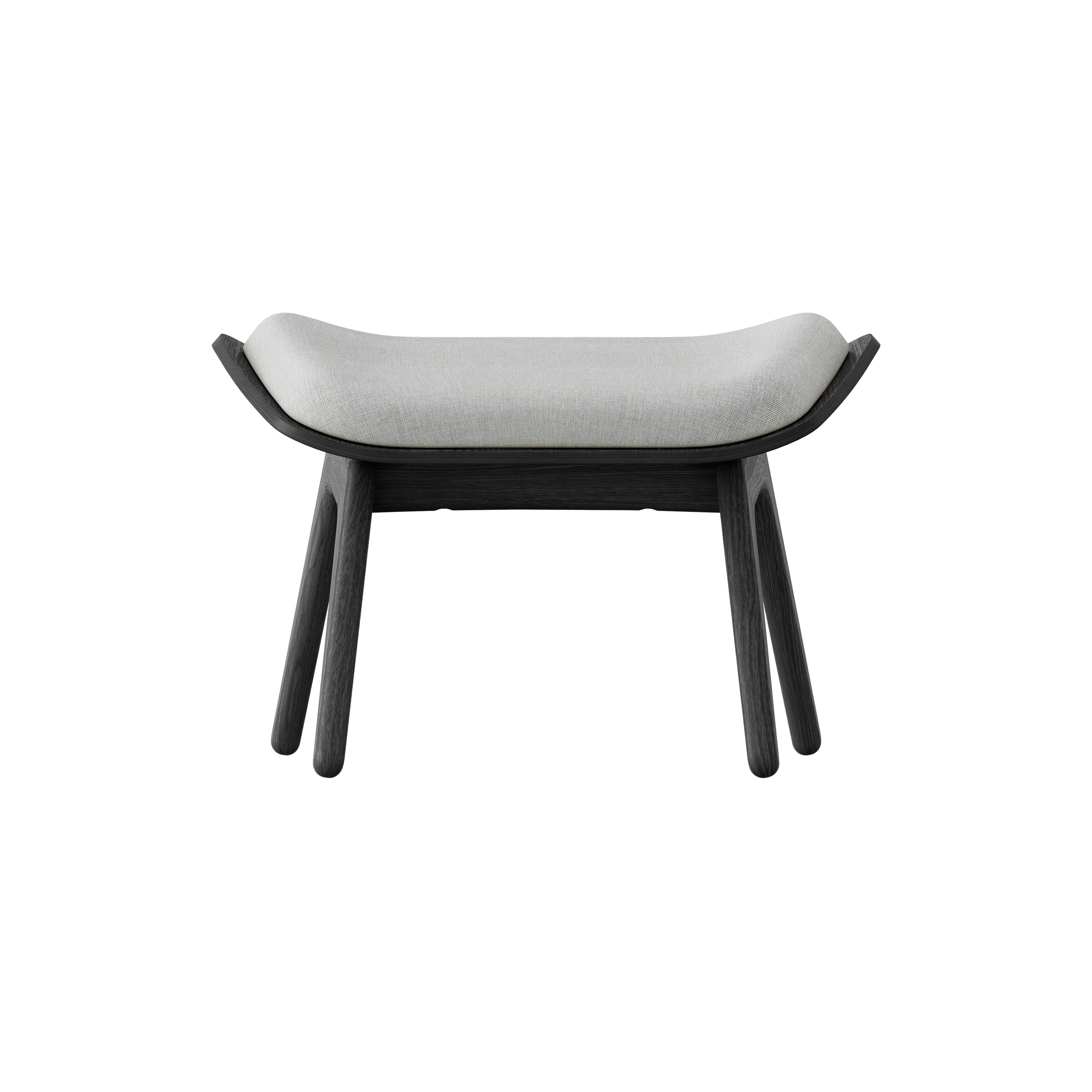 Display product The Reader | ottoman, black oak, sterling from manufacturer UMAGE