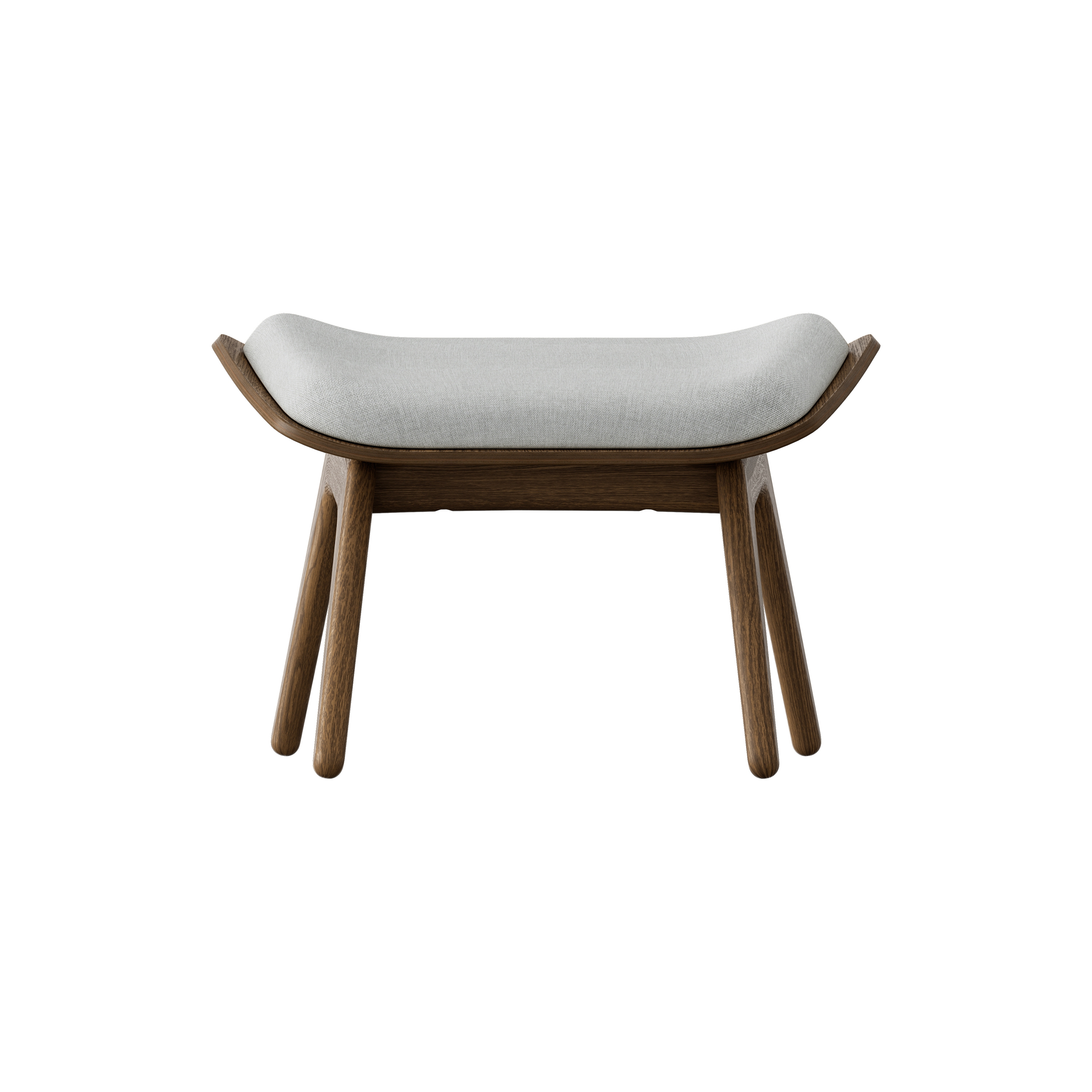 Mostra il prodotto The Reader | ottoman, dark oak, sterling del produttore UMAGE