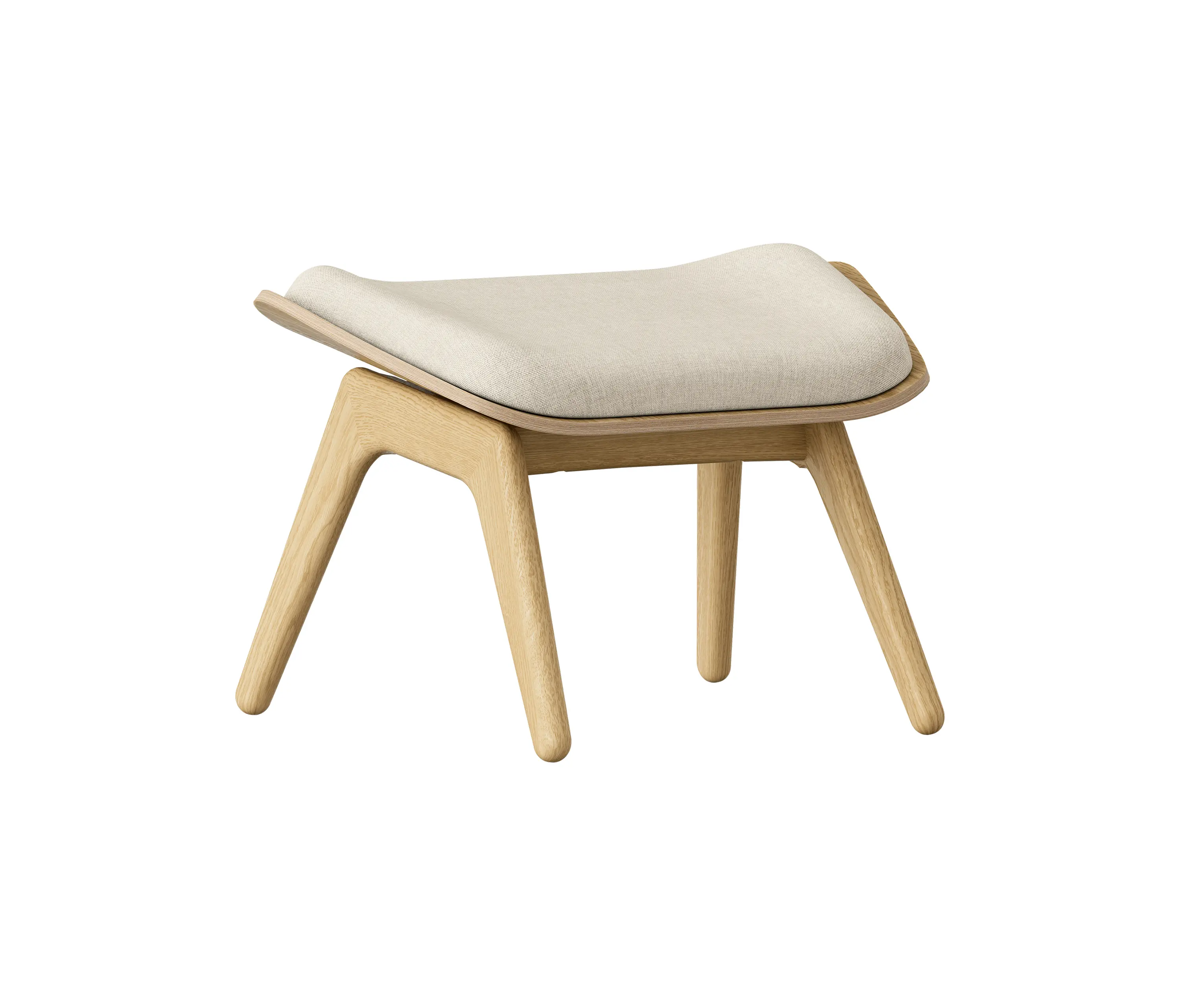 UMAGE - The Reader | ottoman, oak, white sands