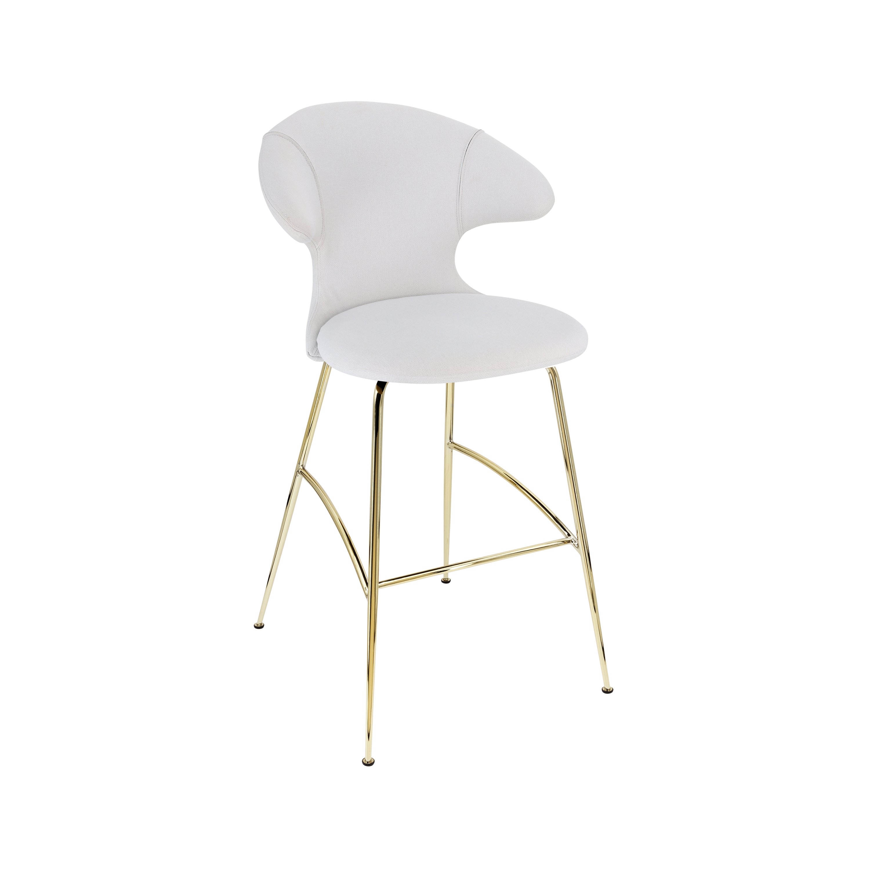 Time Flies | bar stool, sterling, brass legs