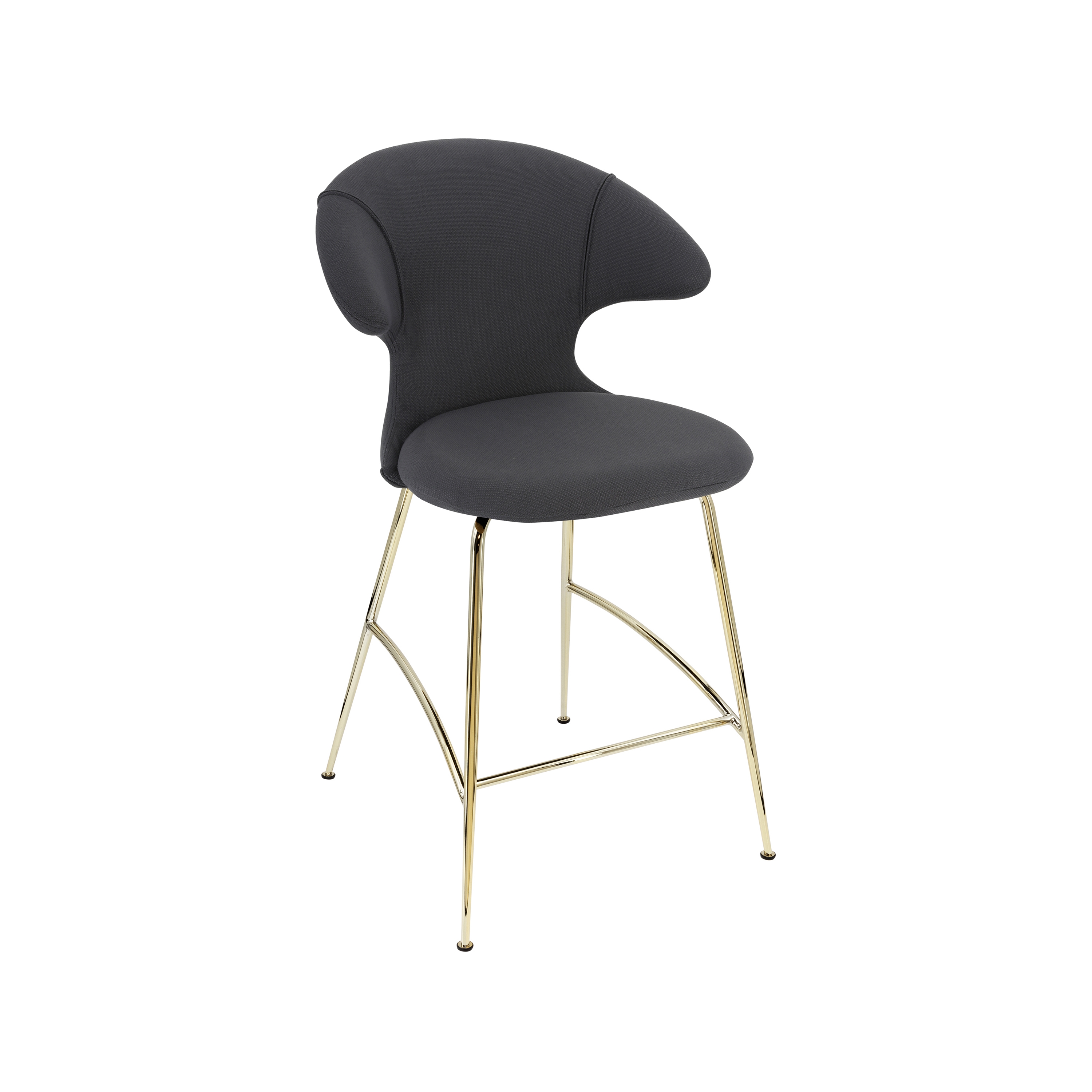 Time Flies | counter stool, shadow, brass legs