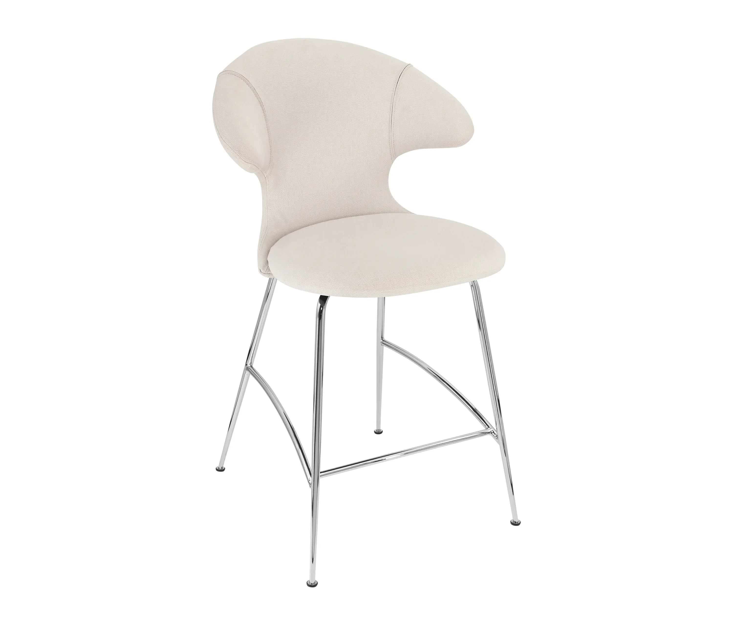 UMAGE - Time Flies | counter stool, white sands, chrome legs
