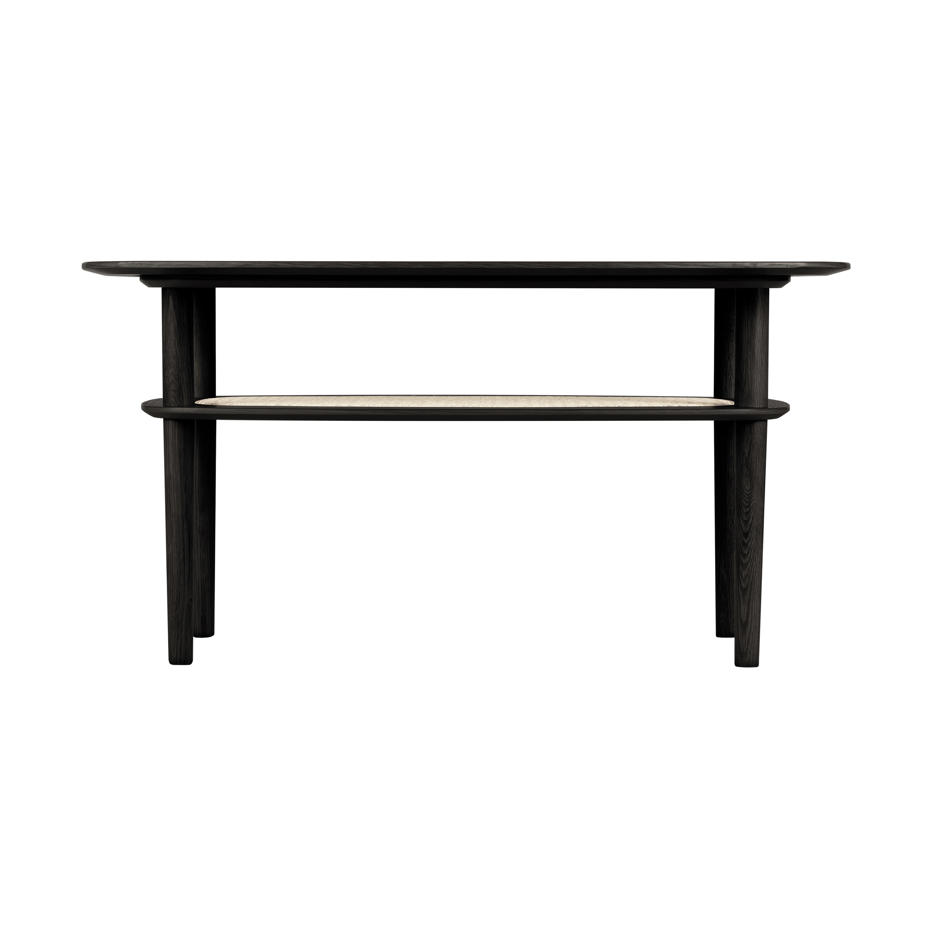 Display product Together | coffee table, sleek rectangle, black oak from manufacturer UMAGE