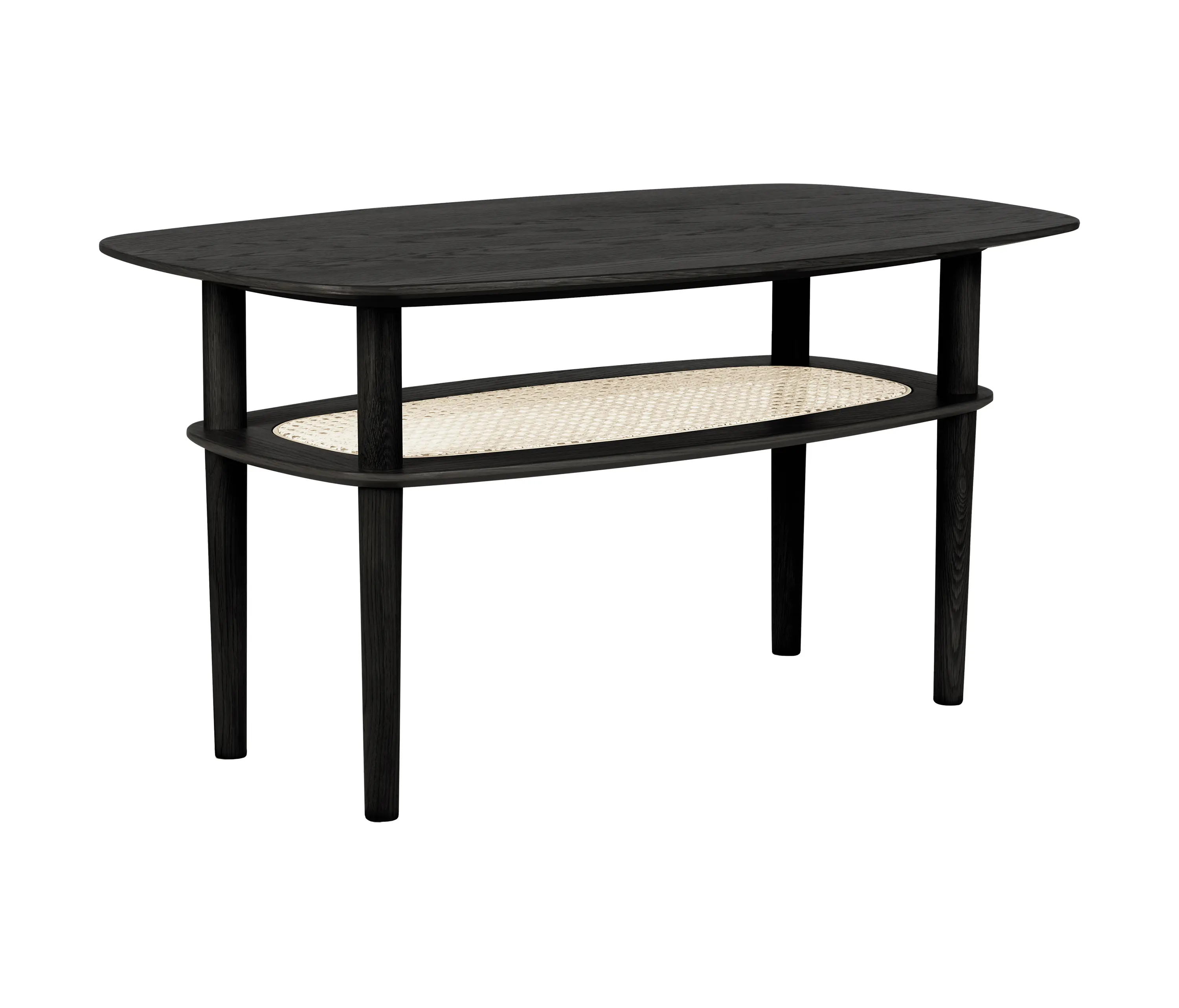 UMAGE - Together | coffee table, sleek rectangle, black oak