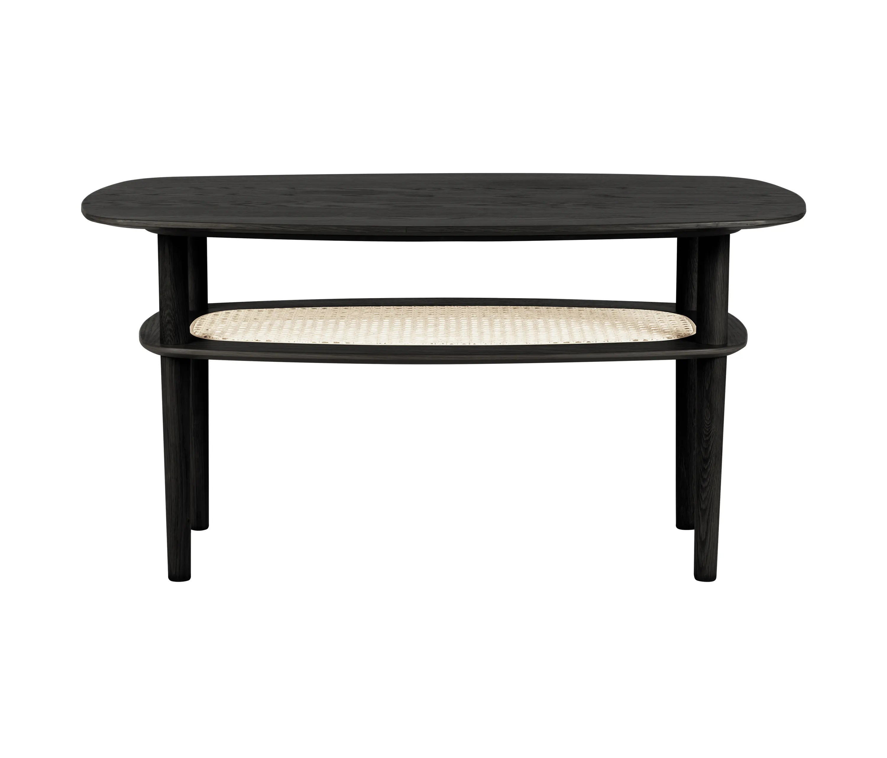 UMAGE - Together | coffee table, sleek rectangle, black oak