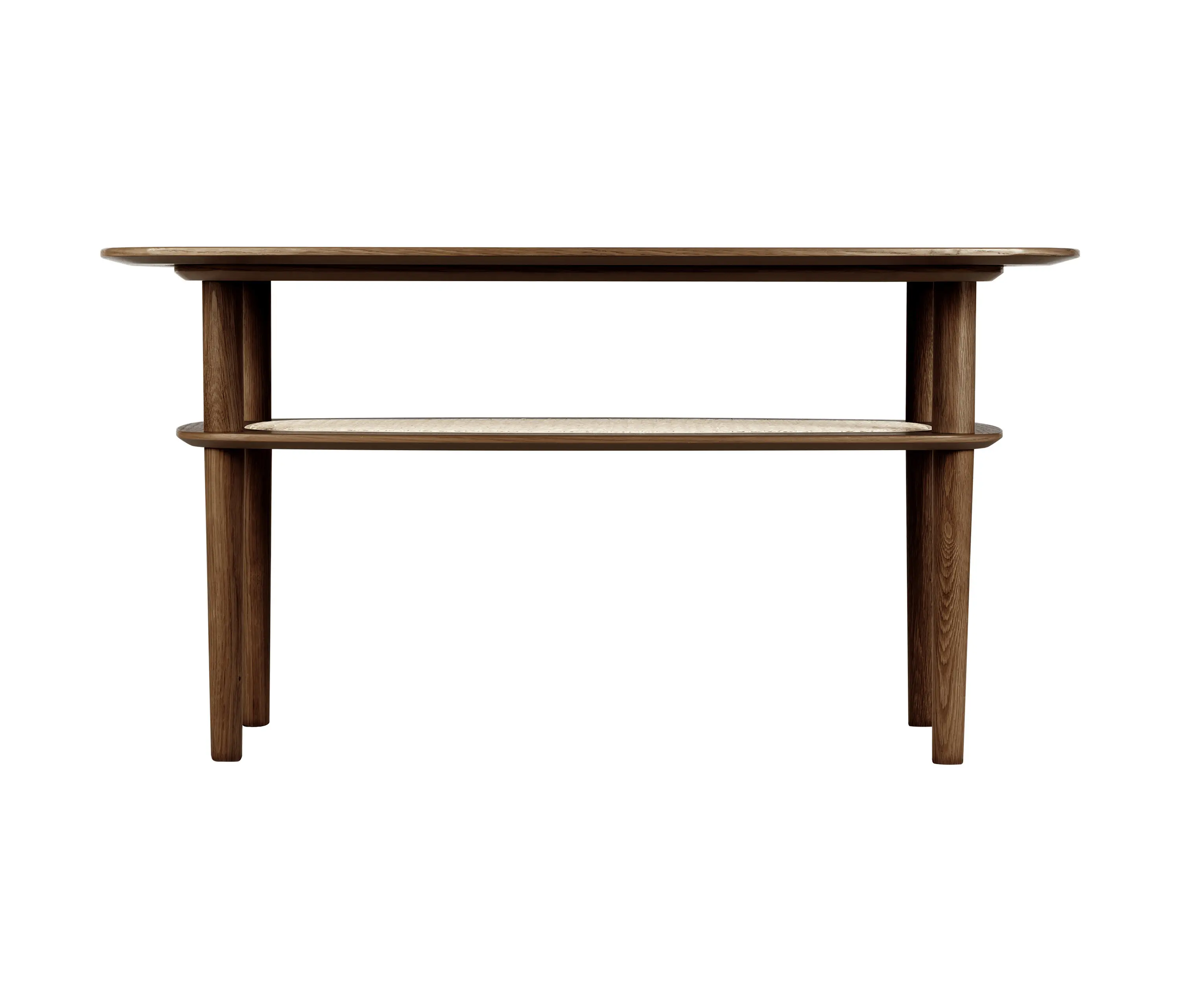 UMAGE - Together | coffee table, sleek rectangle, dark oak