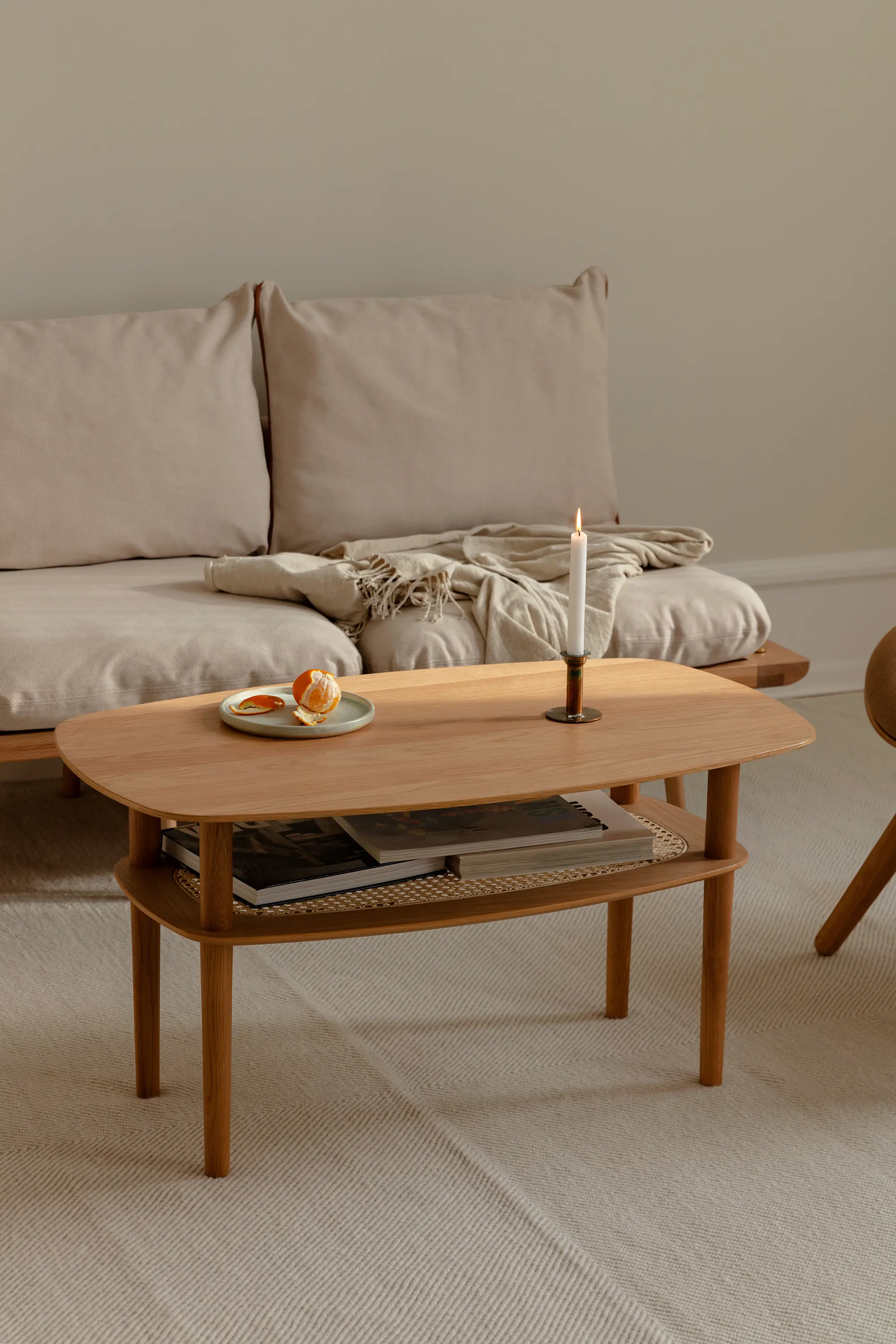 UMAGE - Together | coffee table, sleek rectangle, oak