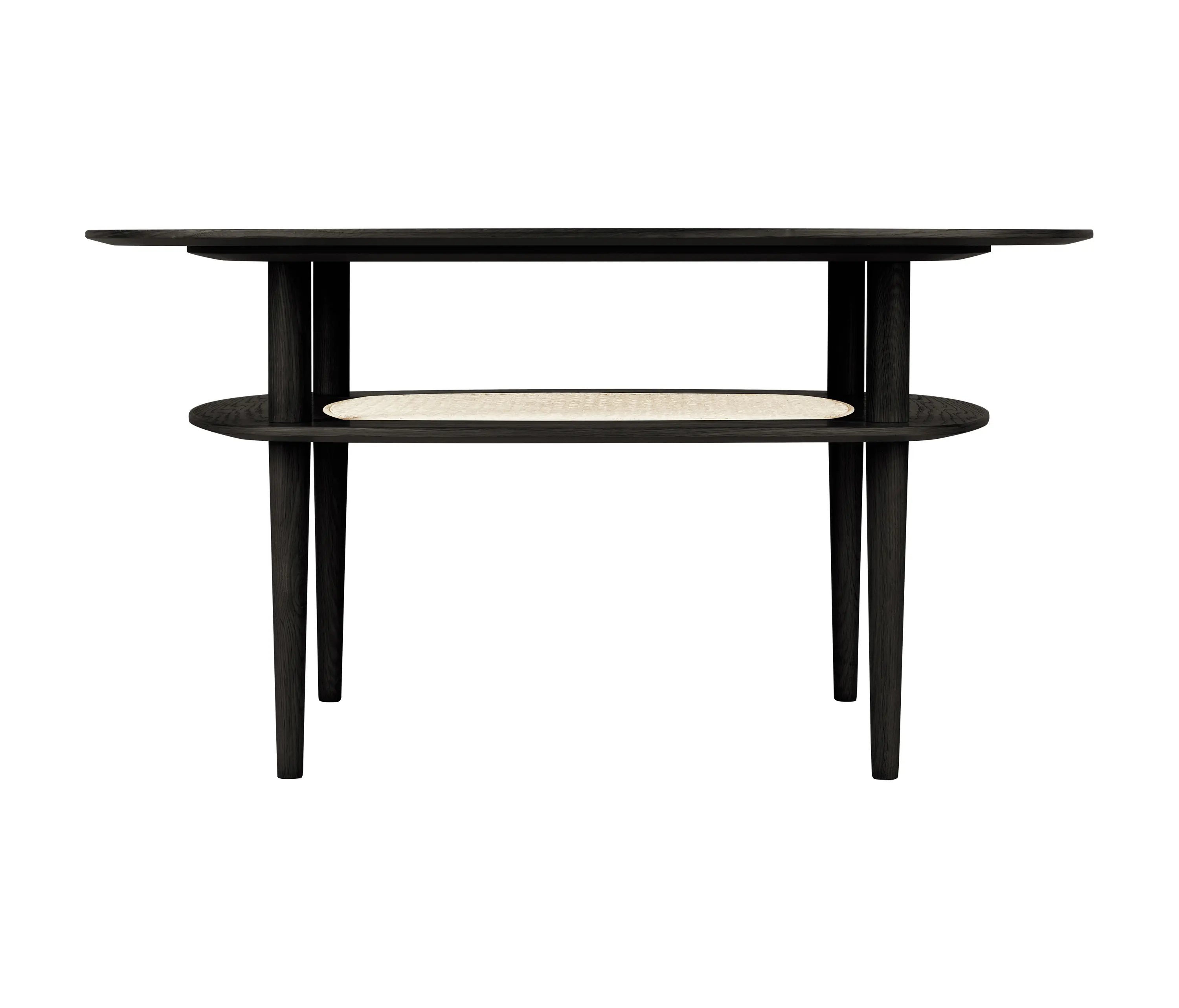 UMAGE - Together | coffee table, smooth square, black oak