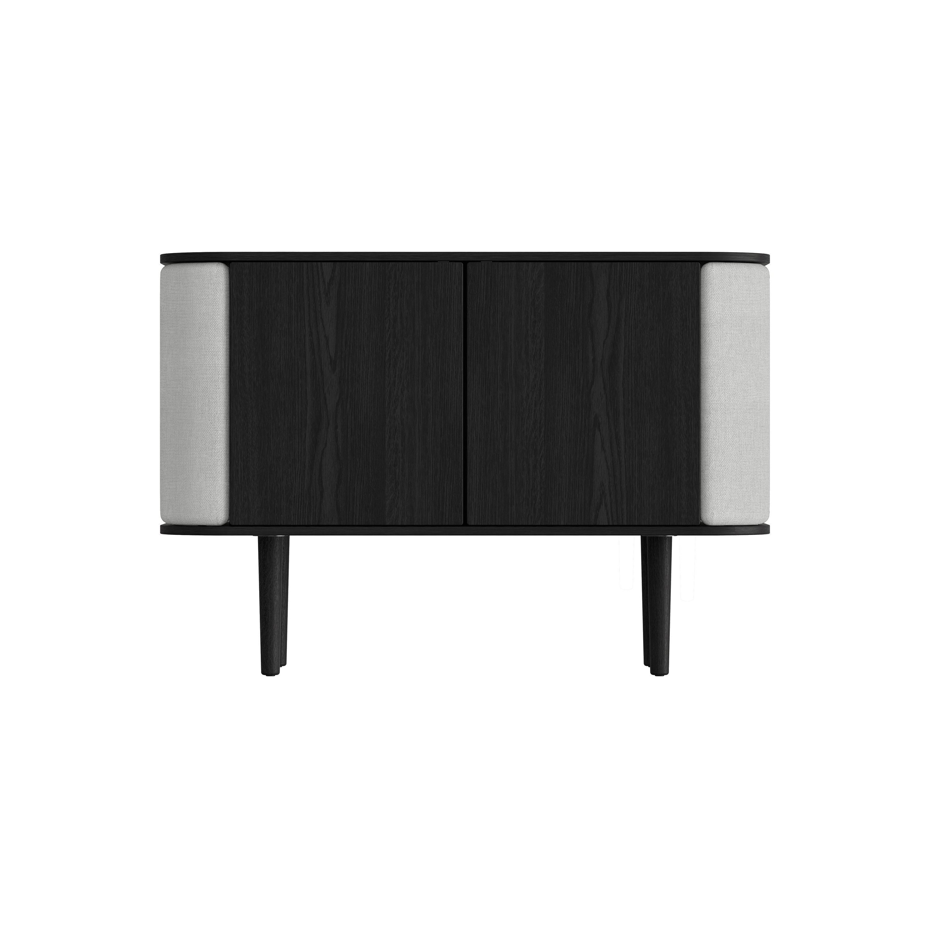 Treasures | cabinet, 2-doors, black oak, sterling