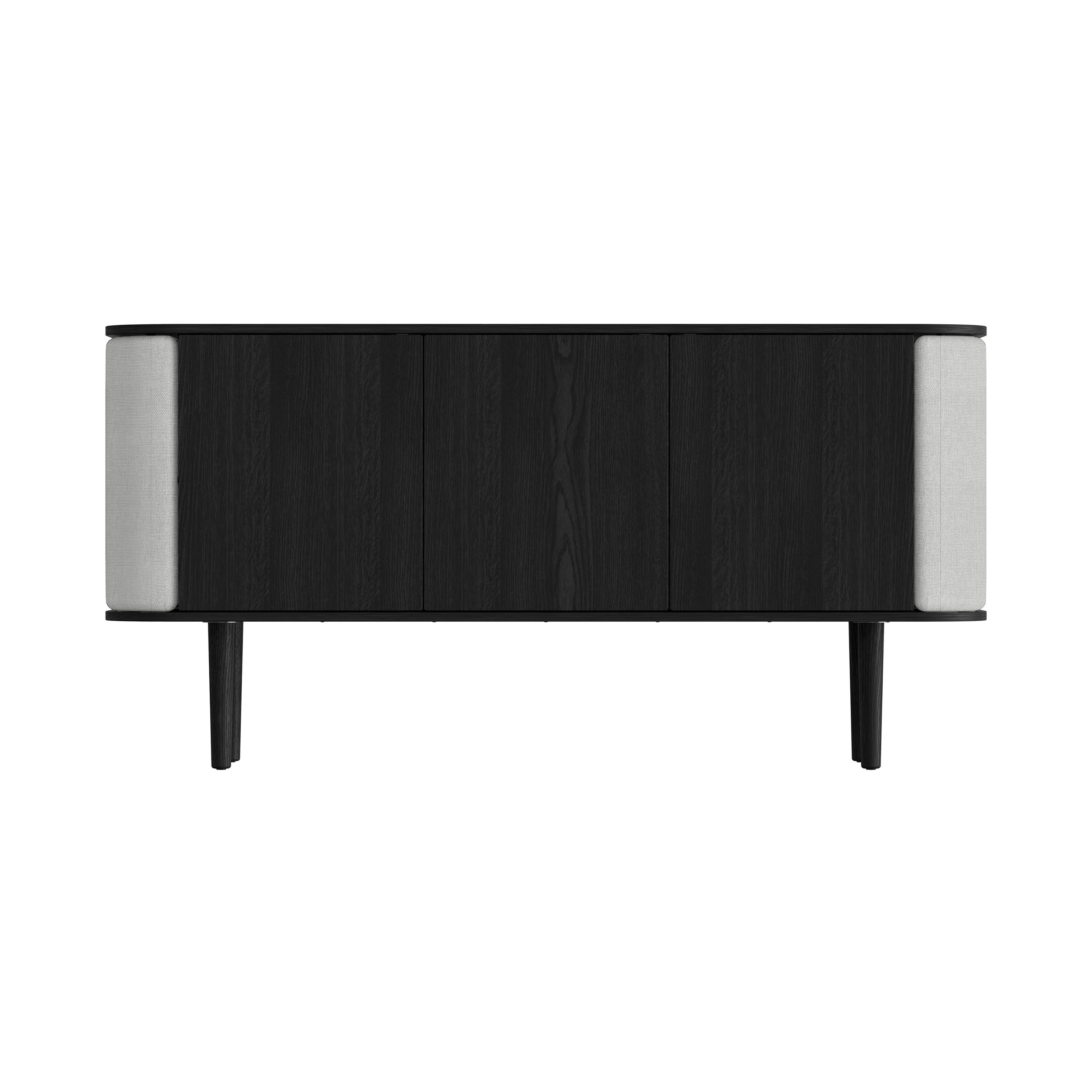 Treasures | cabinet, 3-doors, black oak, sterling