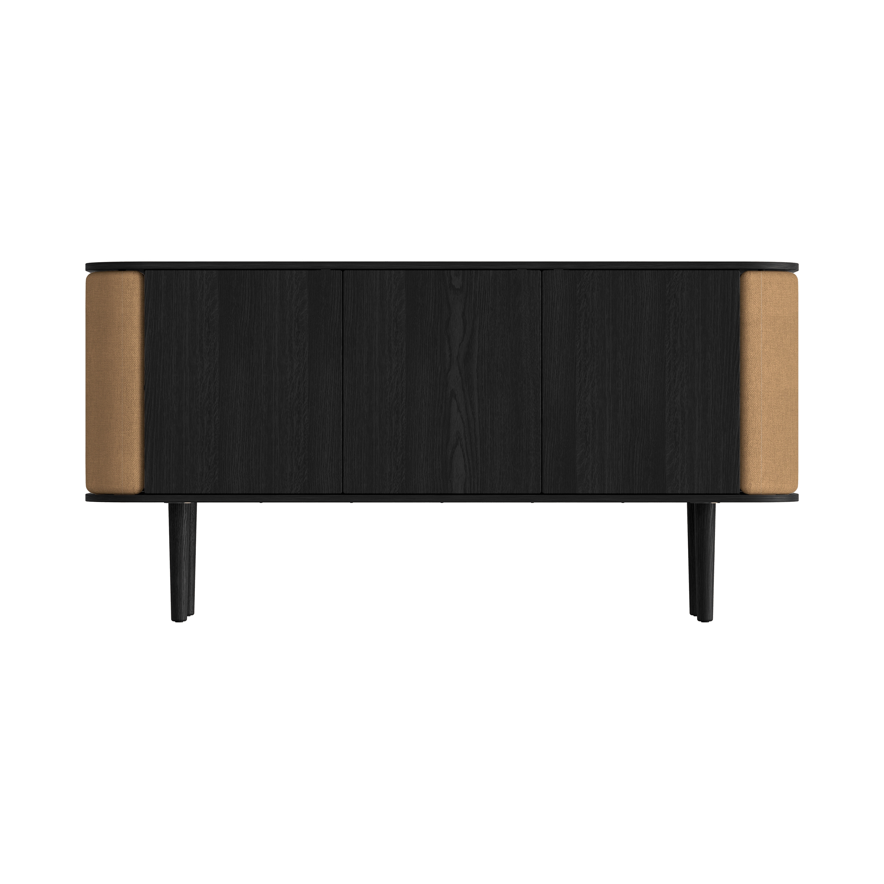 Display product Treasures | cabinet, 3-doors, black oak, sugar brown from manufacturer UMAGE