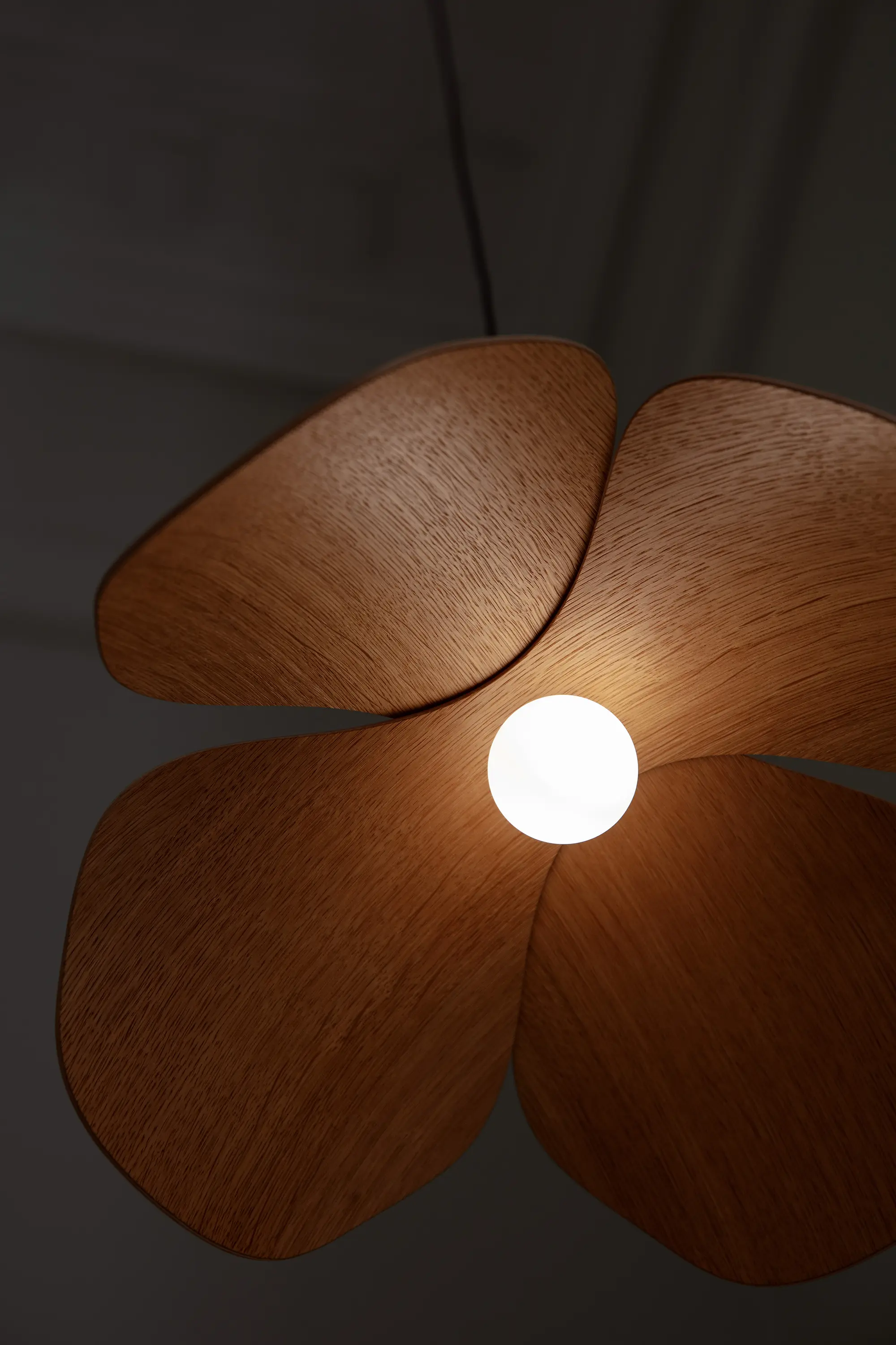 UMAGE - Forget Me Not | large lampshade dark oak